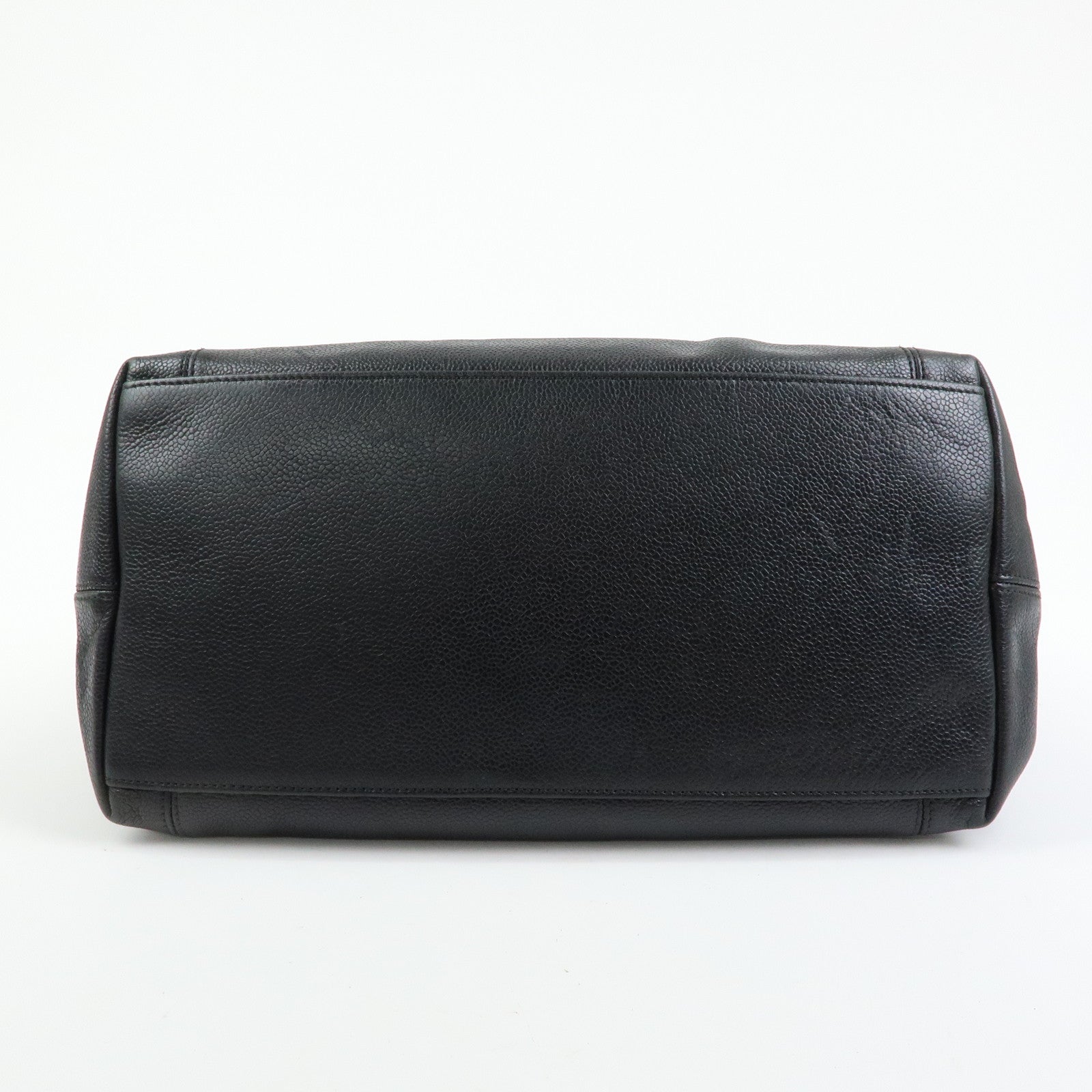 CHANEL COCO Mark Caviarskin Shoulder Bag Tote Bag Black