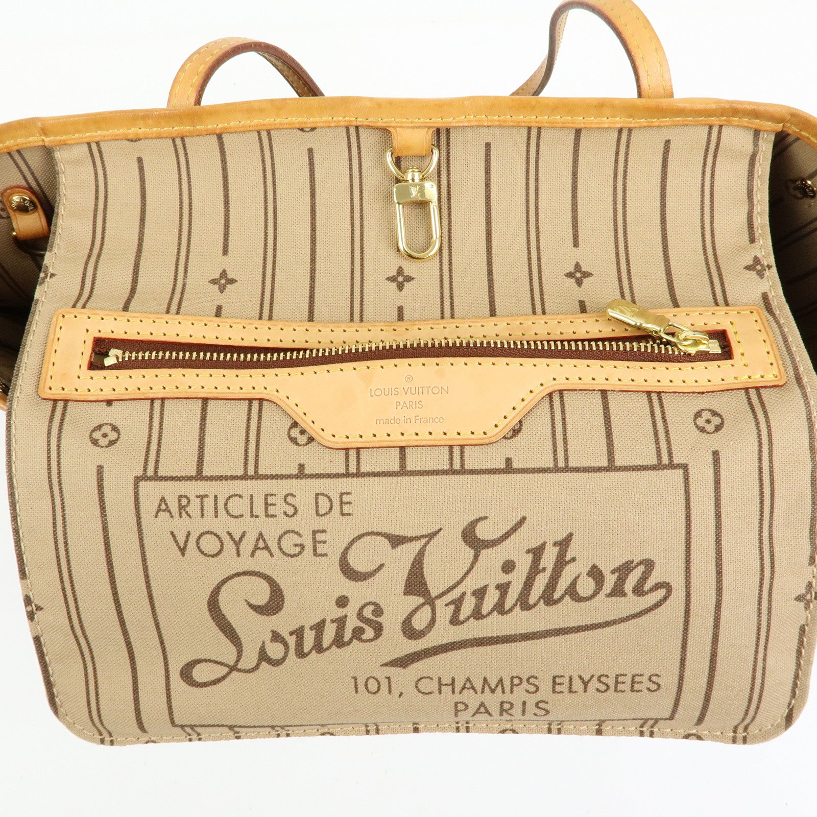 Louis Vuitton Monogram Neverfull PM Tote Bag Hand Bag Brown M40155