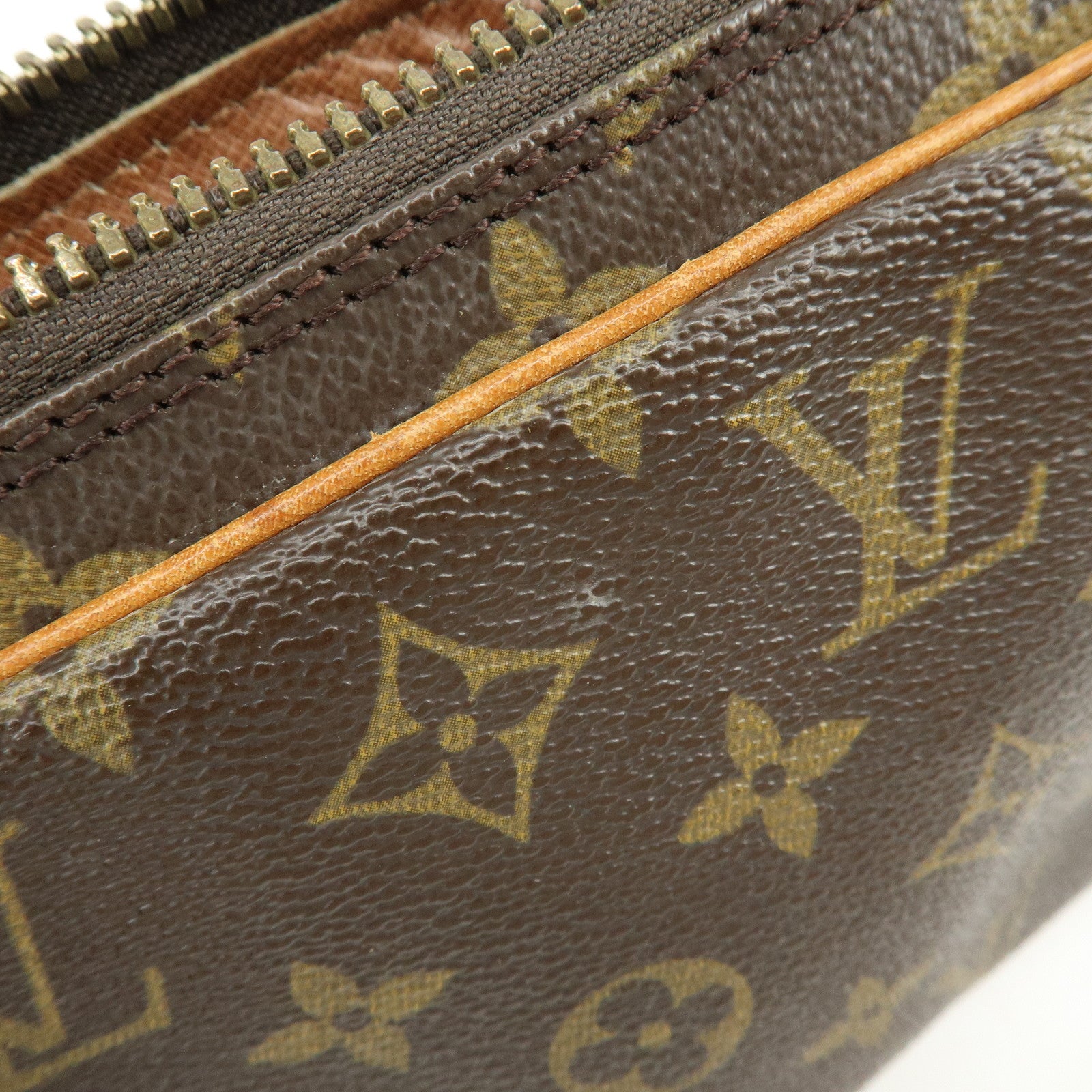 Louis Vuitton Monogram Pochette Marly Bandouliere Bag Brown M51828