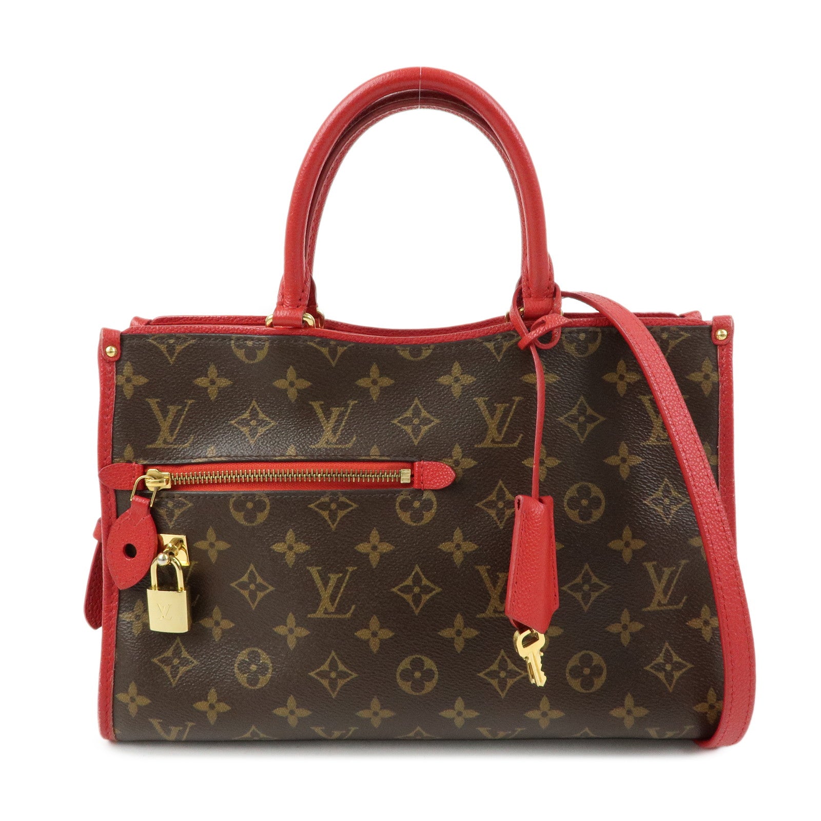 Louis Vuitton Monogram Popincourt PM 2Way Shoulder Bag Brown M43433