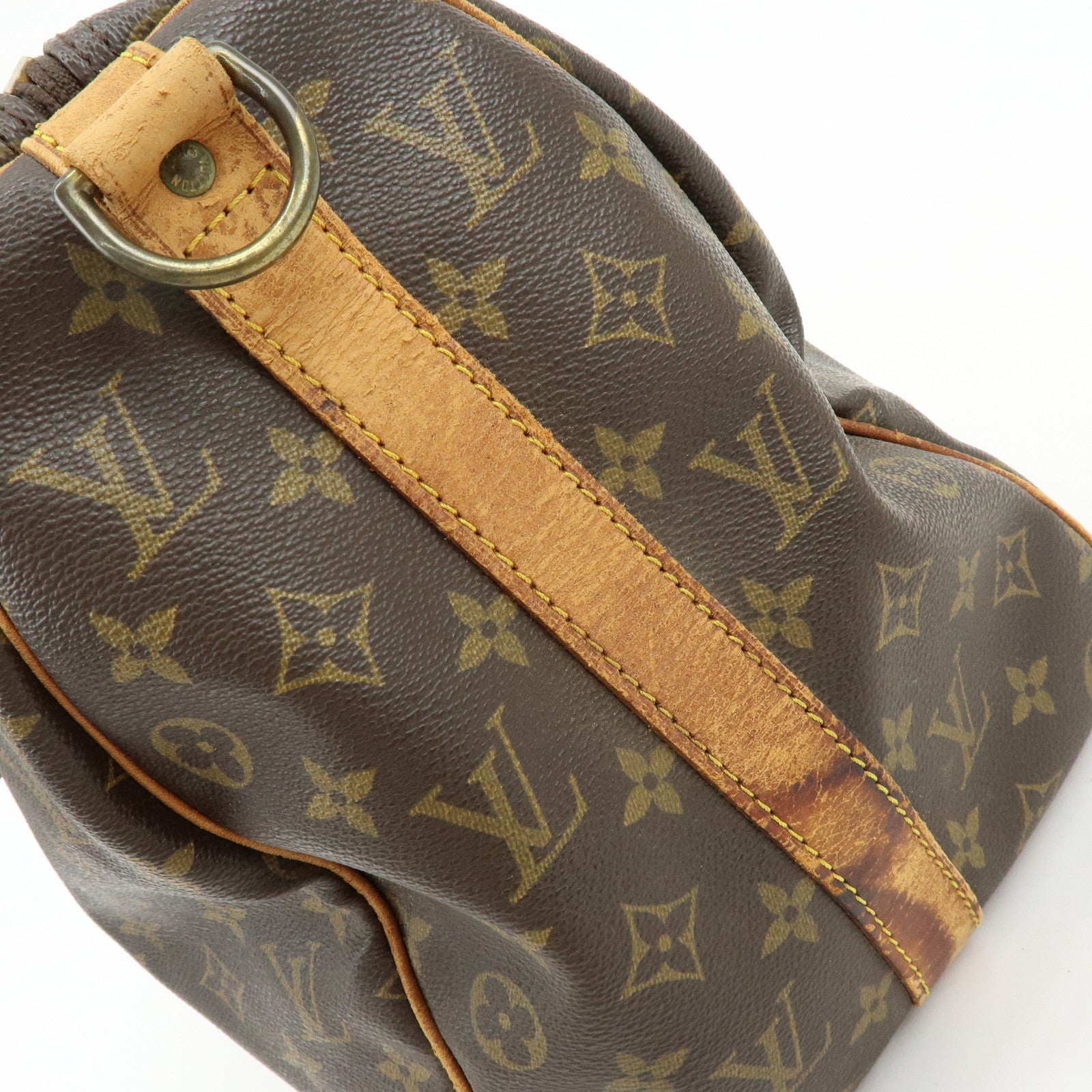 Louis Vuitton Monogram Keep All Bandouliere 45 Boston Bag M41418