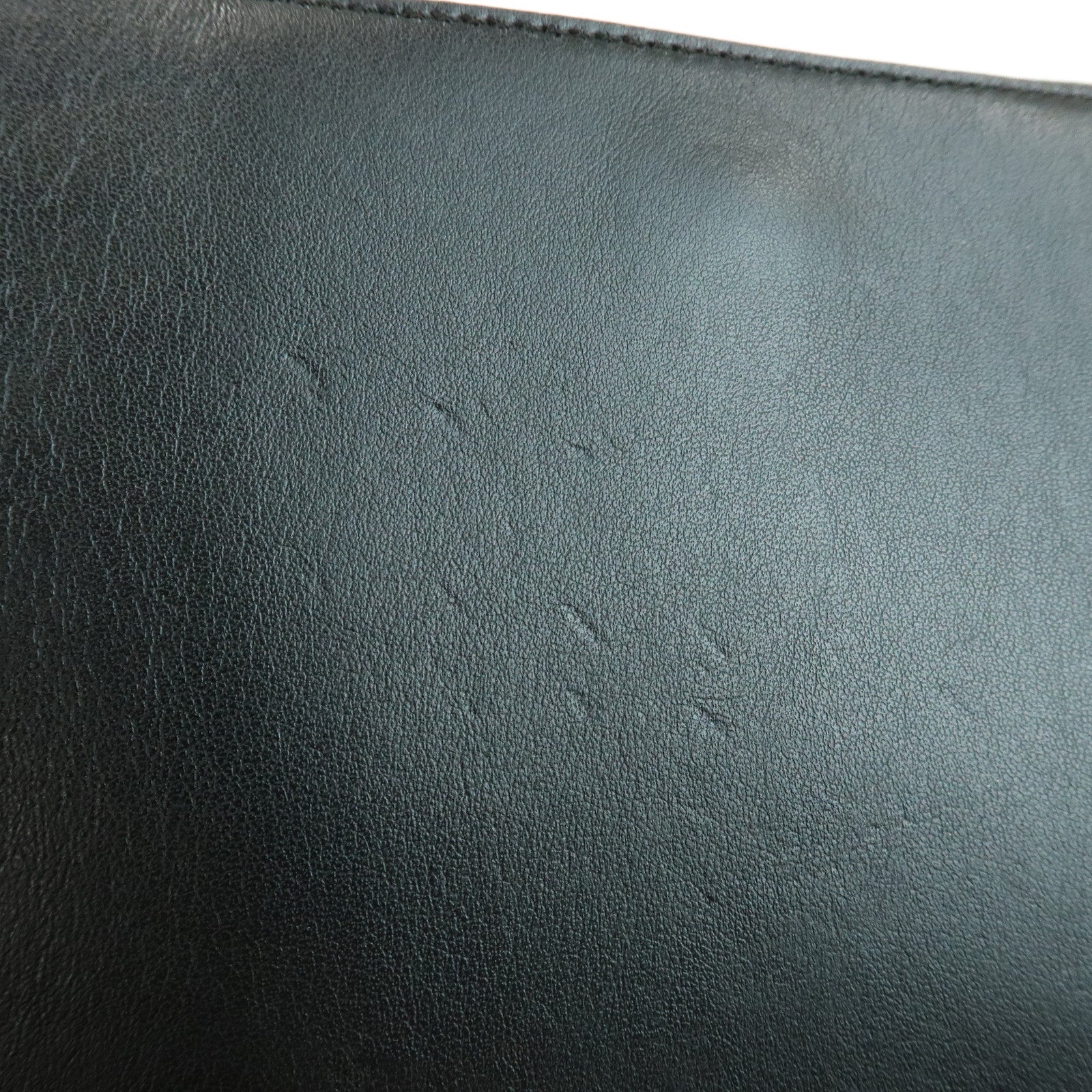 STELLA MCCARTNEY Faux Leather Frayme Bucket 2Way Hand Bag Black
