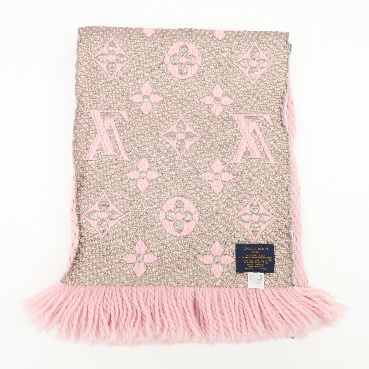 Louis Vuitton Echarpe Logomania Shine Wool Silk polyester Scarf M60466