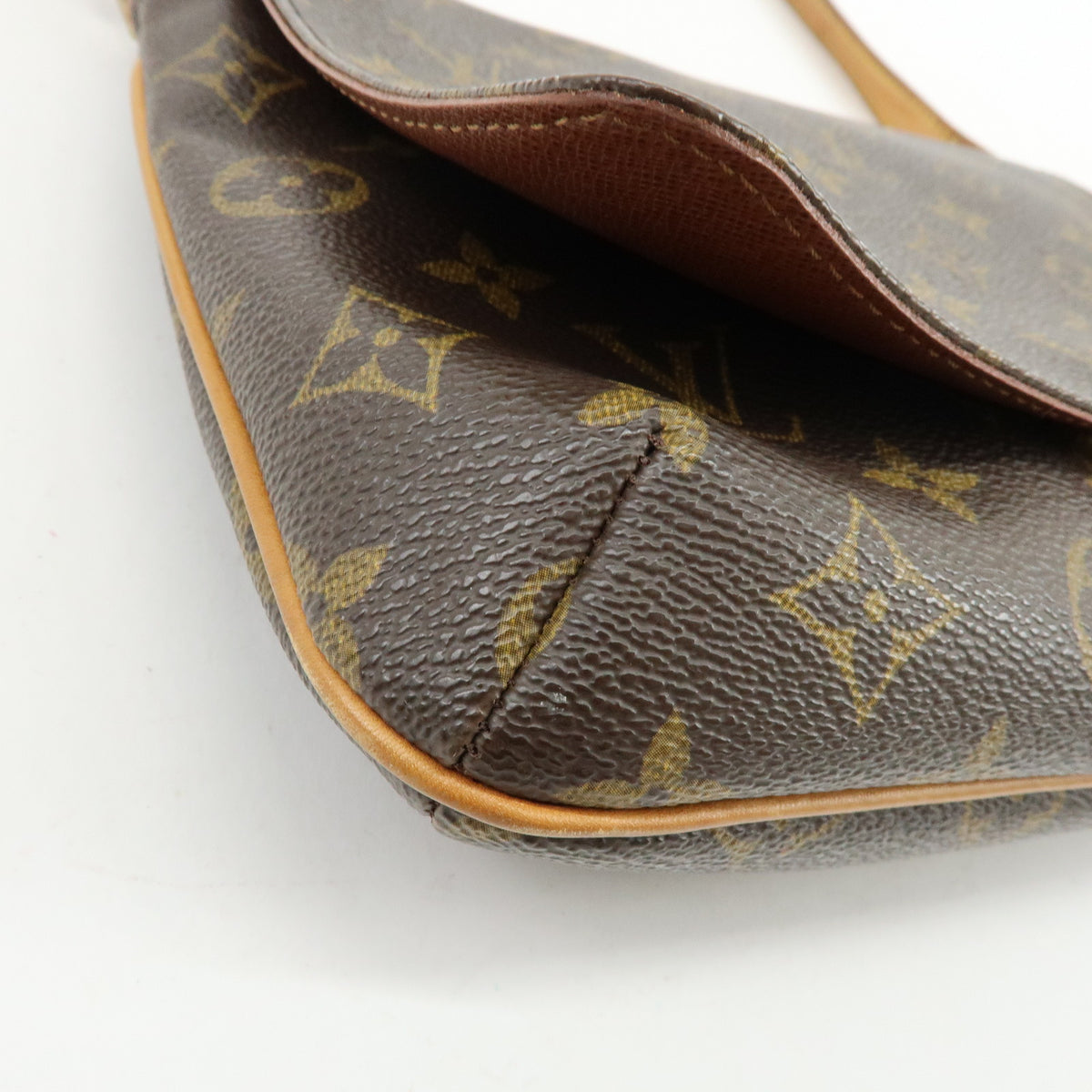 Louis Vuitton Monogram Musette Tango Short Shoulder Bag Brown M51257