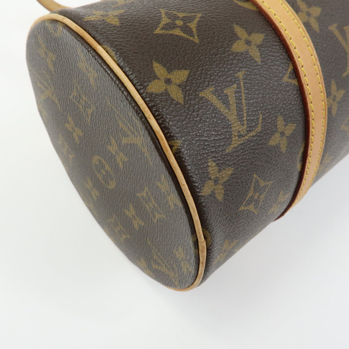 Louis Vuitton Monogram Papillon 30 Hand Bag Brown M51385