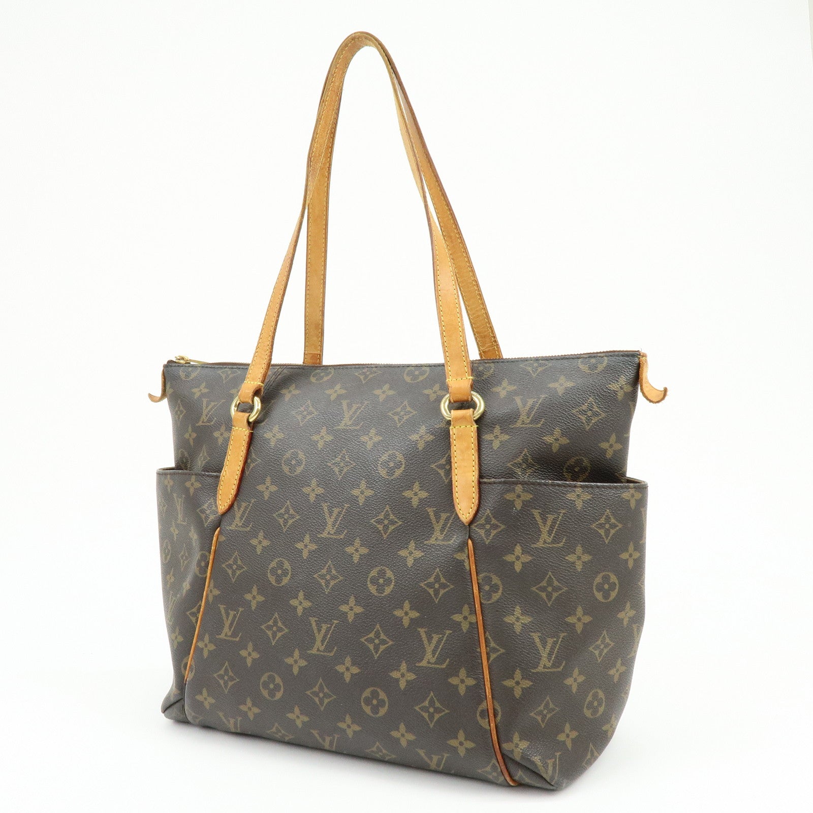 Louis Vuitton Monogram Totally MM Tote Shoulder Bag Brown M56689