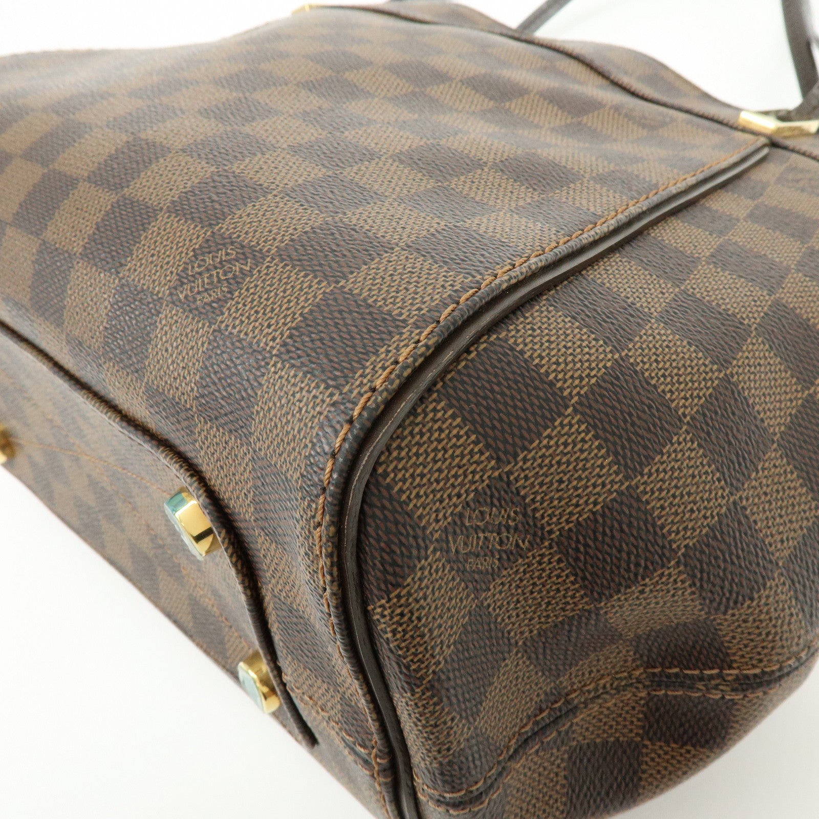 Louis Vuitton Damier Ebene Marylebone PM Shoulder Bag Brown N41215