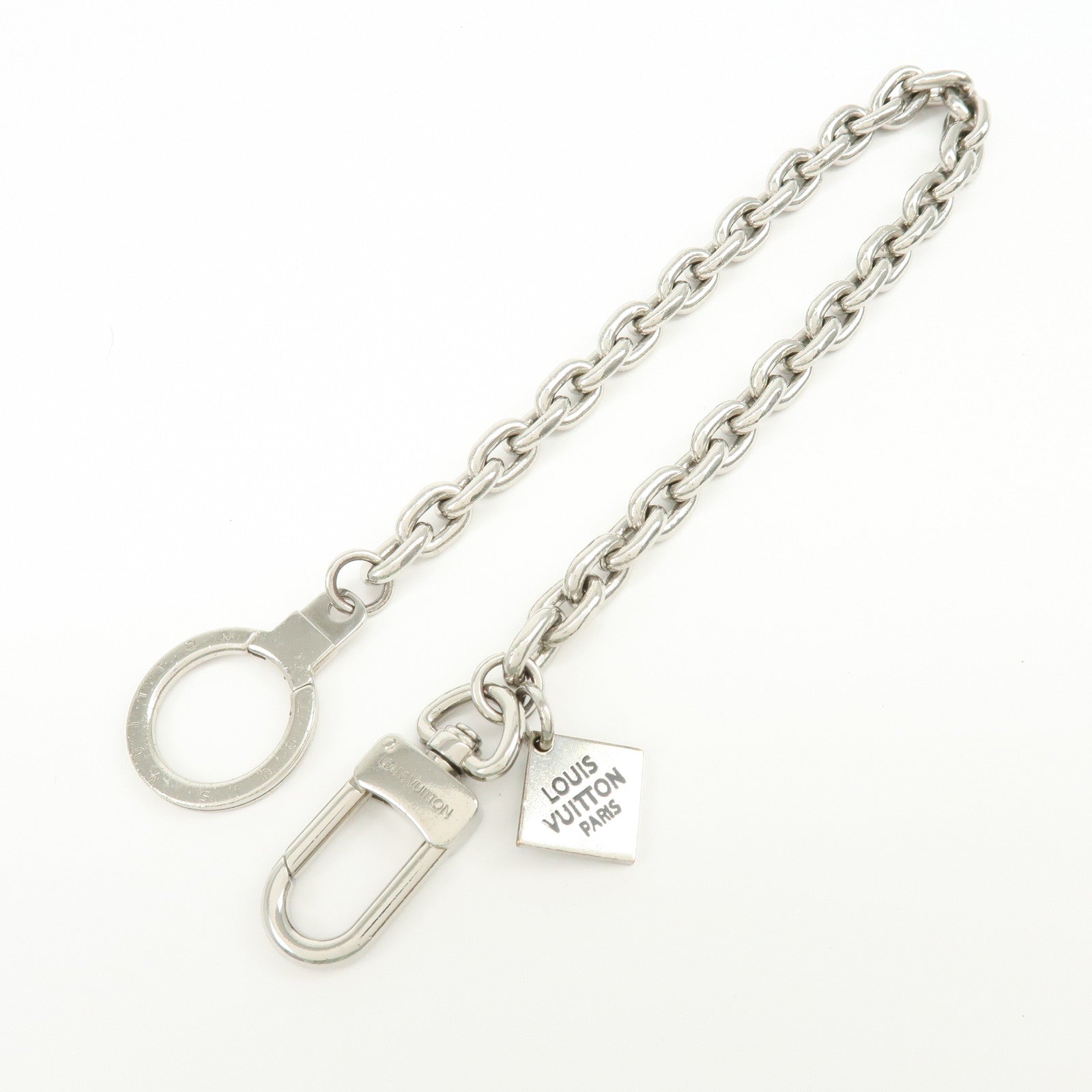 Louis Vuitton Chaine Ancre XL Bag Charm Key Holder Silver M65758