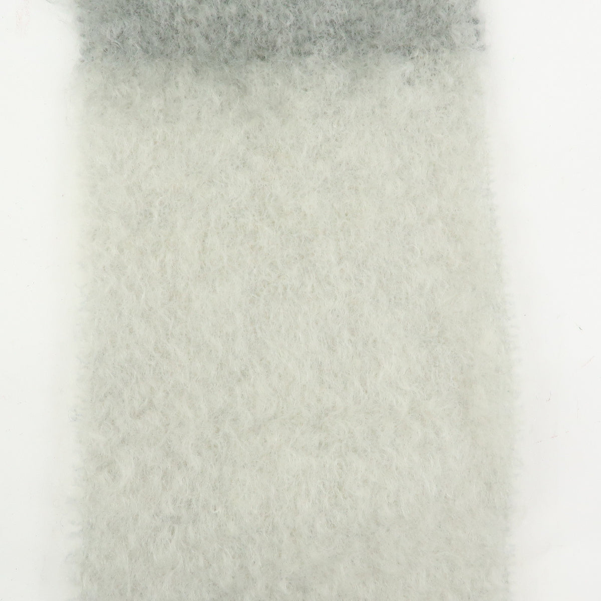 LOEWE Anagram Mohair Wool Scarf Shawl Gray White