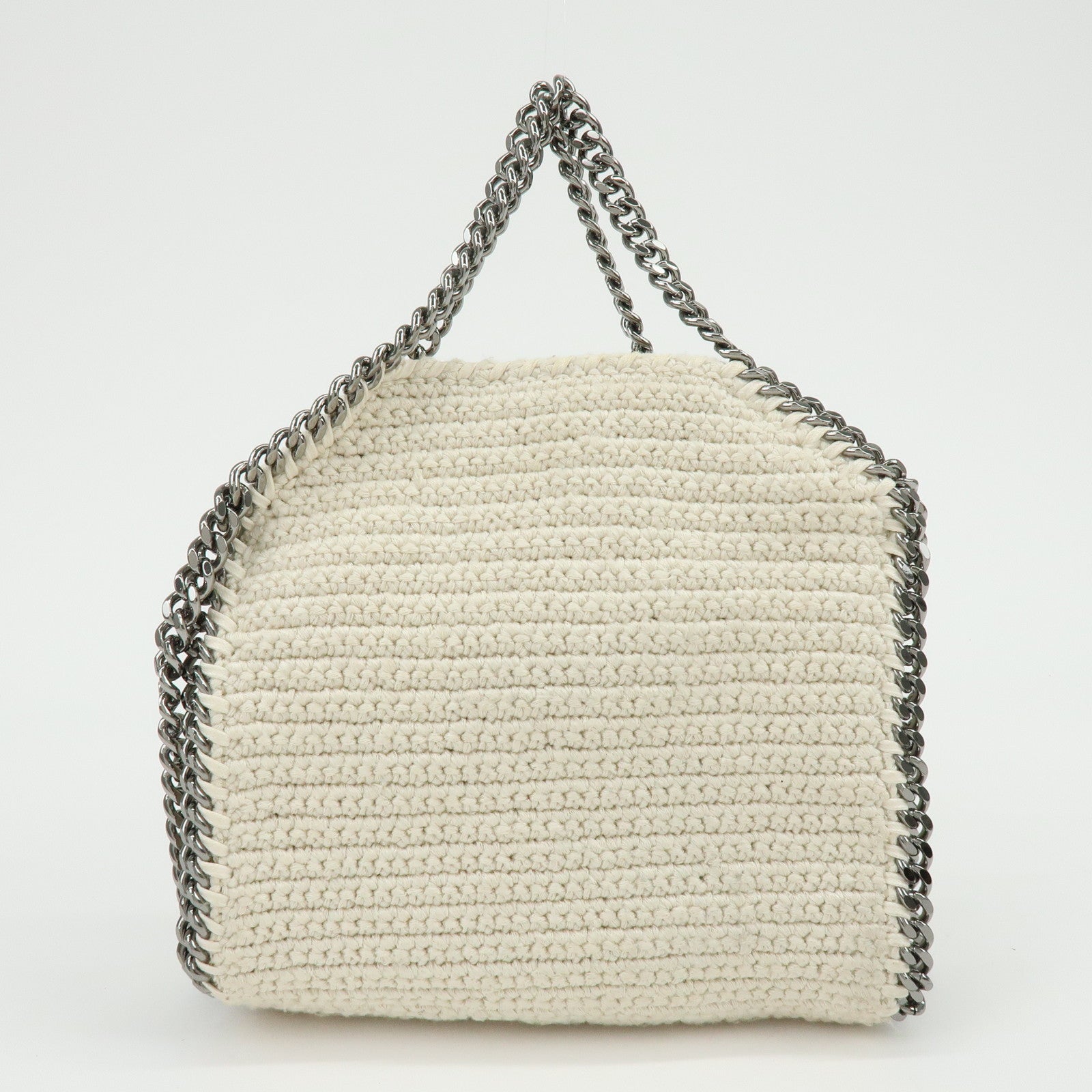 STELLA MCCARTNEY Falabella Canvas Crochet 2Way Hand Bag 391698