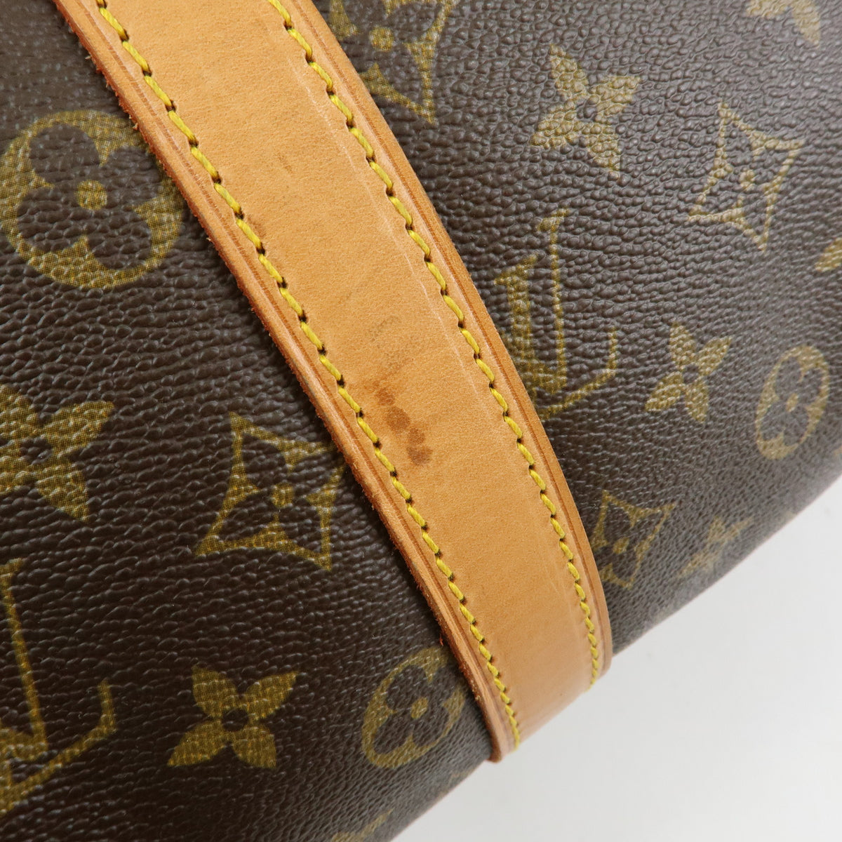 Louis Vuitton Monogram Keep All 45 Boston Bag Brown M41428
