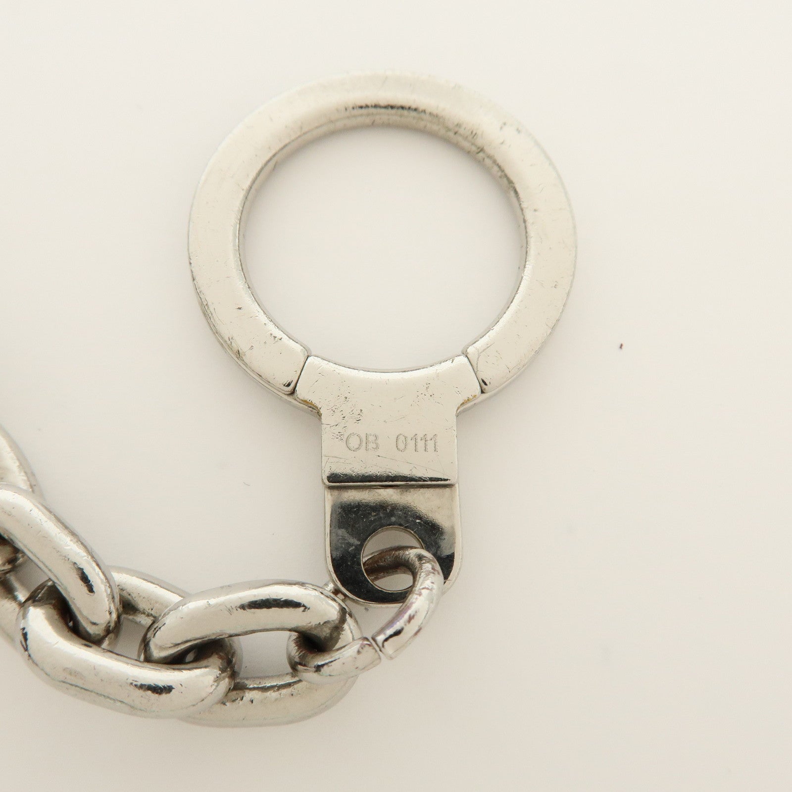 Louis Vuitton Chaine Ancre XL Bag Charm Key Holder Silver M65758