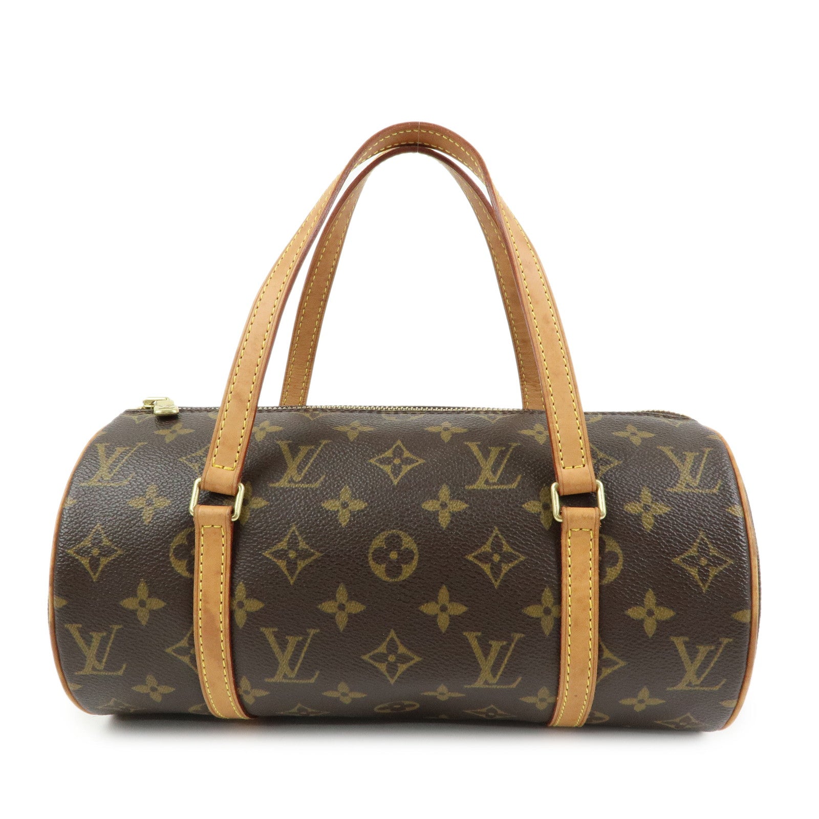 Louis Vuitton Monogram Papillon 26 Hand Bag Brown M51386