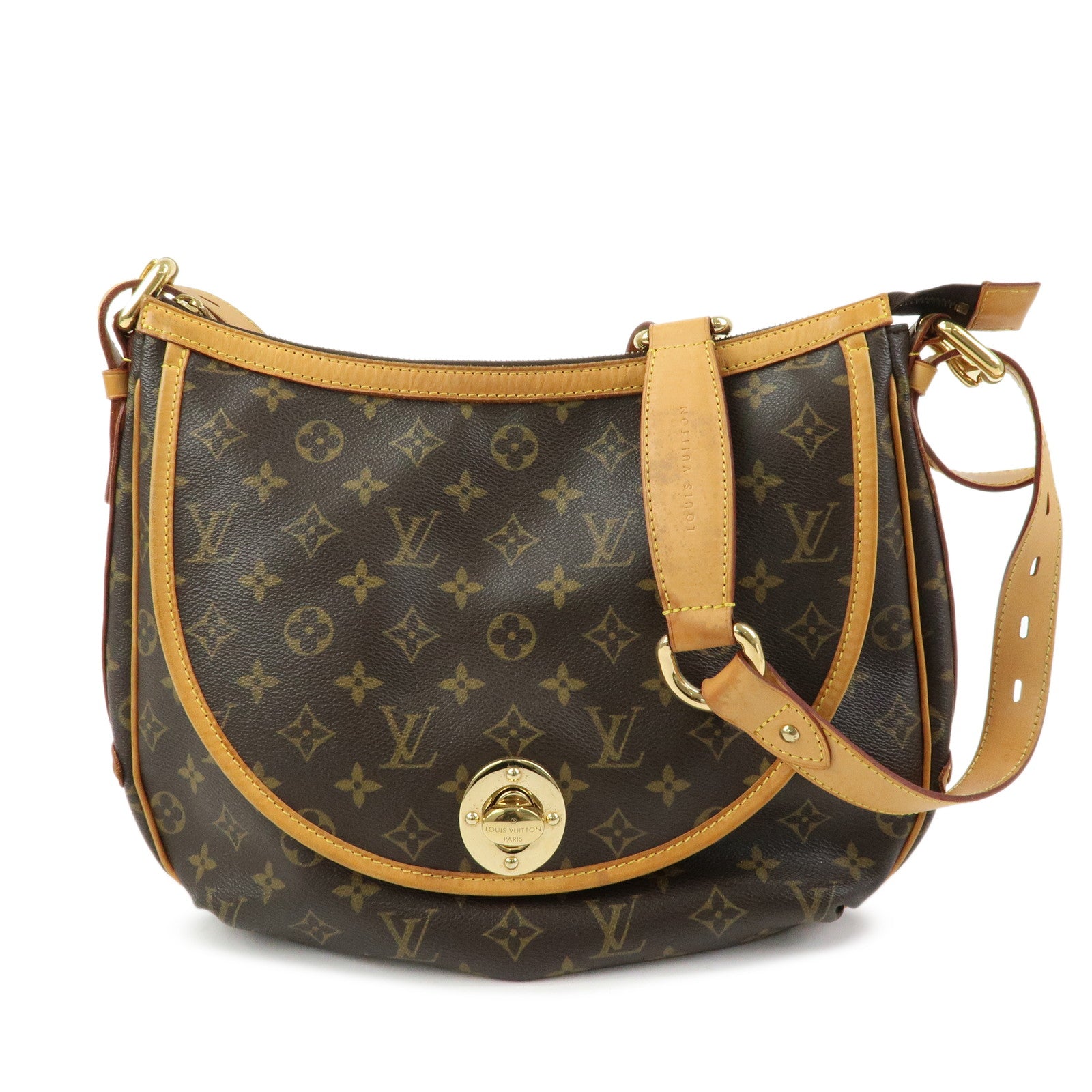 Louis Vuitton Monogram Tulum GM Shoulder Bag Brown M40075