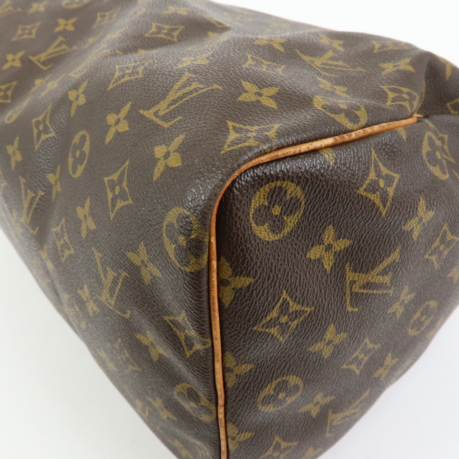 Louis Vuitton Monogram Speedy 40 Boston Bag Hand Bag Brown M41106