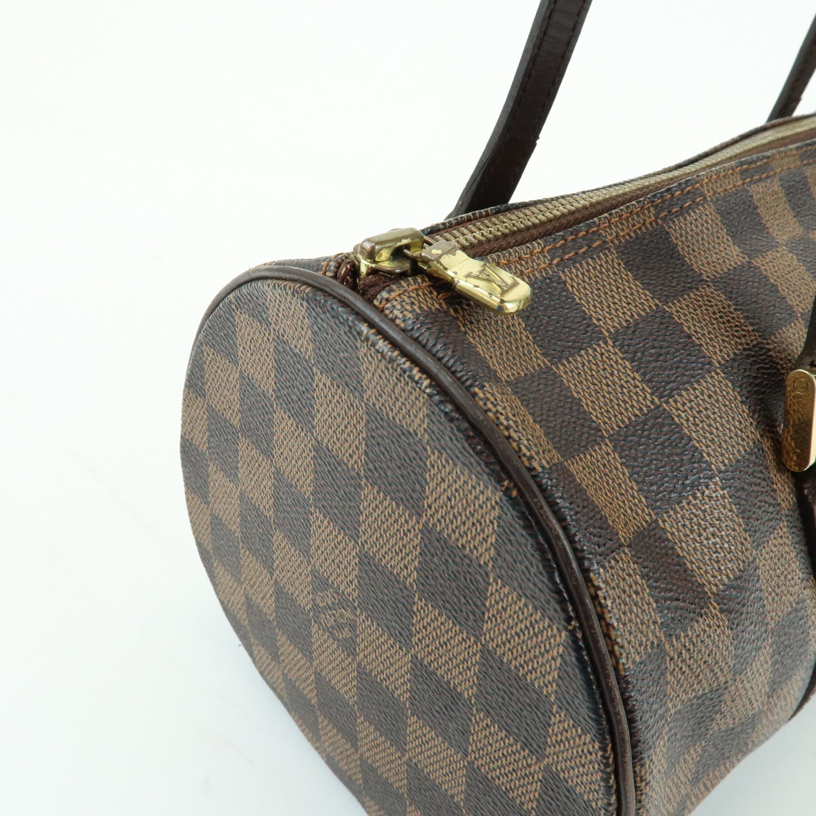 Louis Vuitton Damier Ebene Papillon 30 Hand Bag Brown N51303