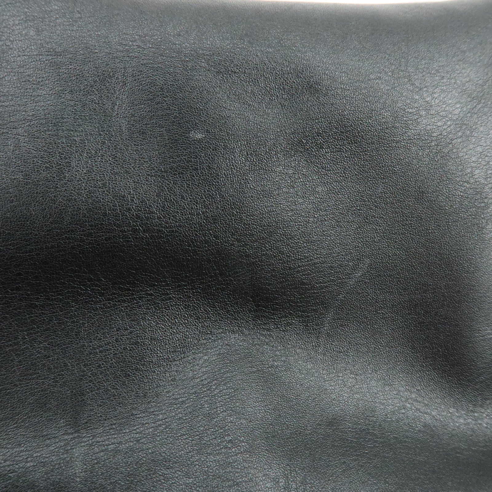 LOEWE Anagram Nappa Leather Hand Bag Pouch Black