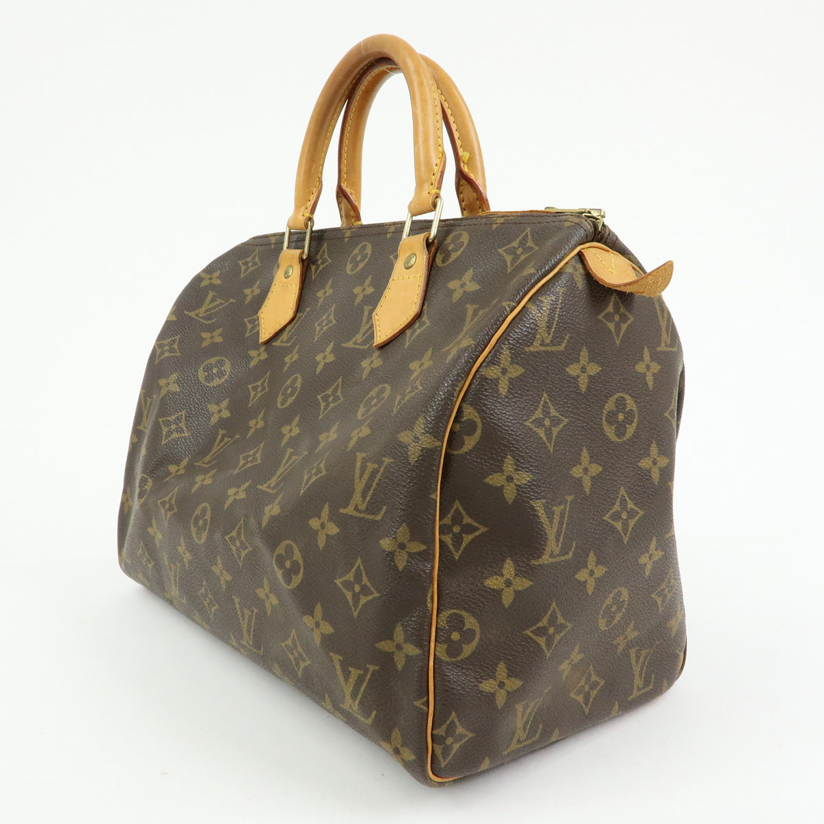 Louis Vuitton Monogram Speedy 30 Boston Bag Hand Bag Brown M41526