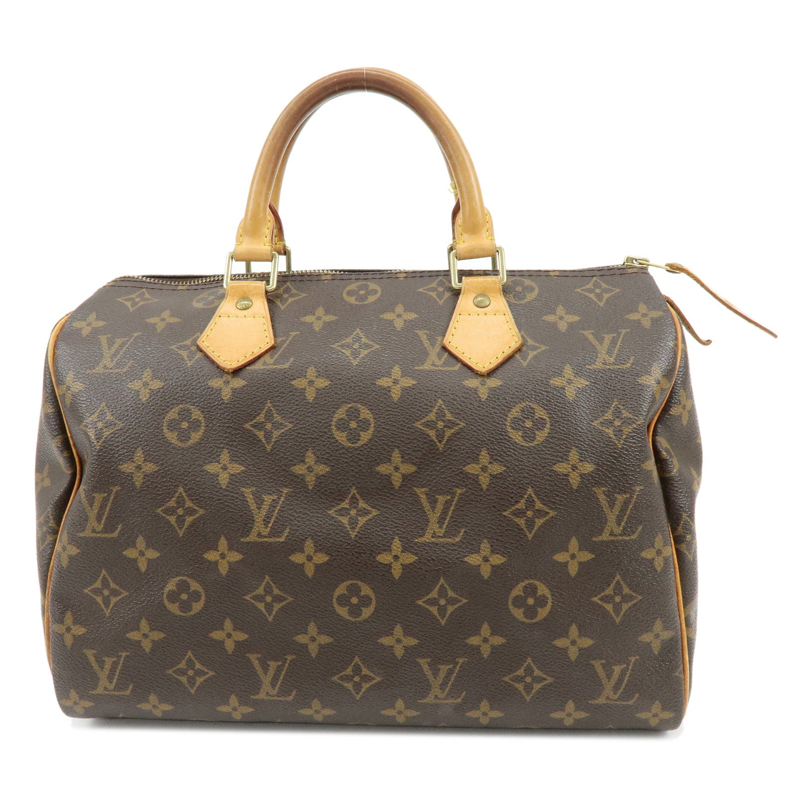 Louis Vuitton Monogram Speedy 30 Boston Bag Hand Bag Brown M41526