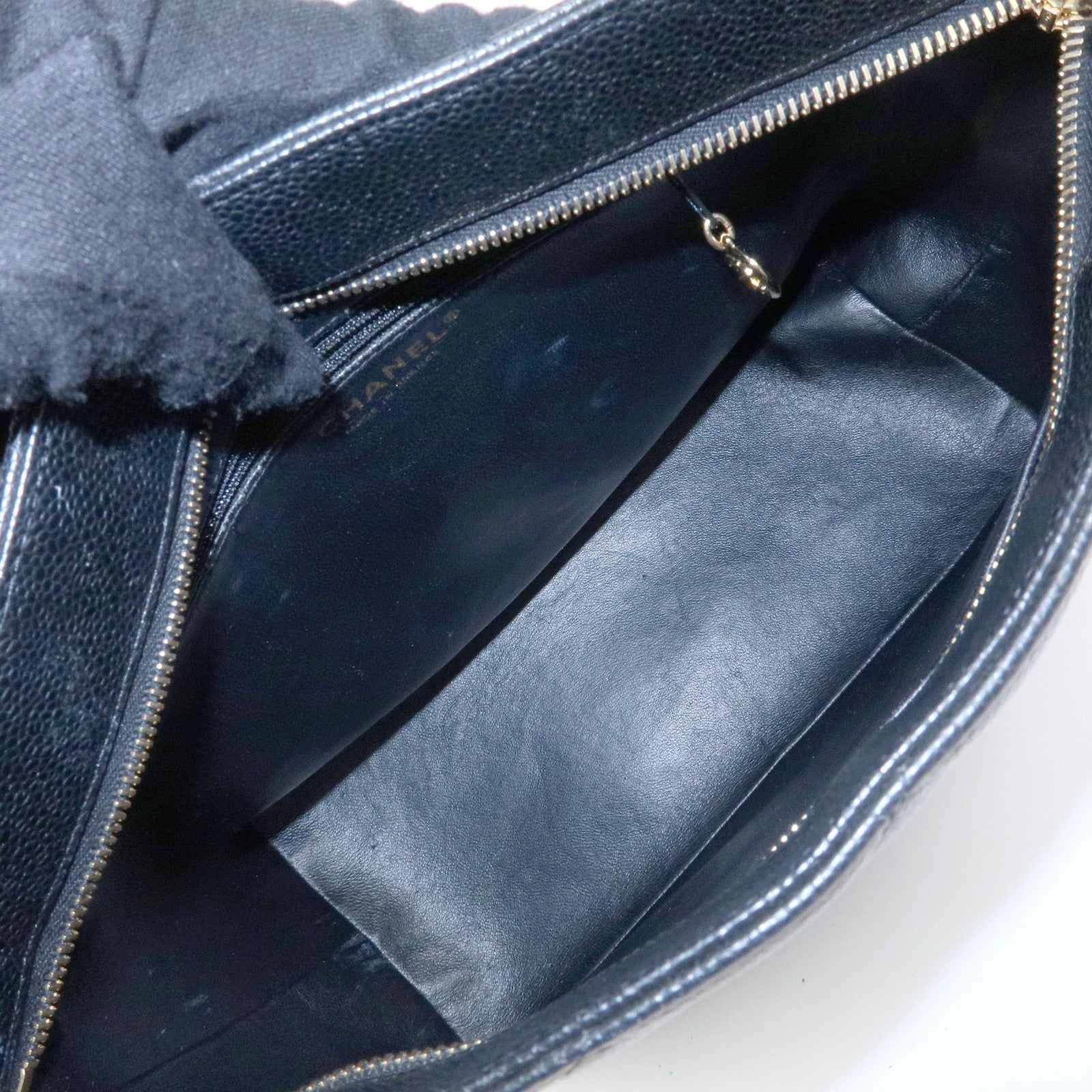 CHANEL Matelasse COCO Mark Medallion Tote Bag Hand Bag Black A01804