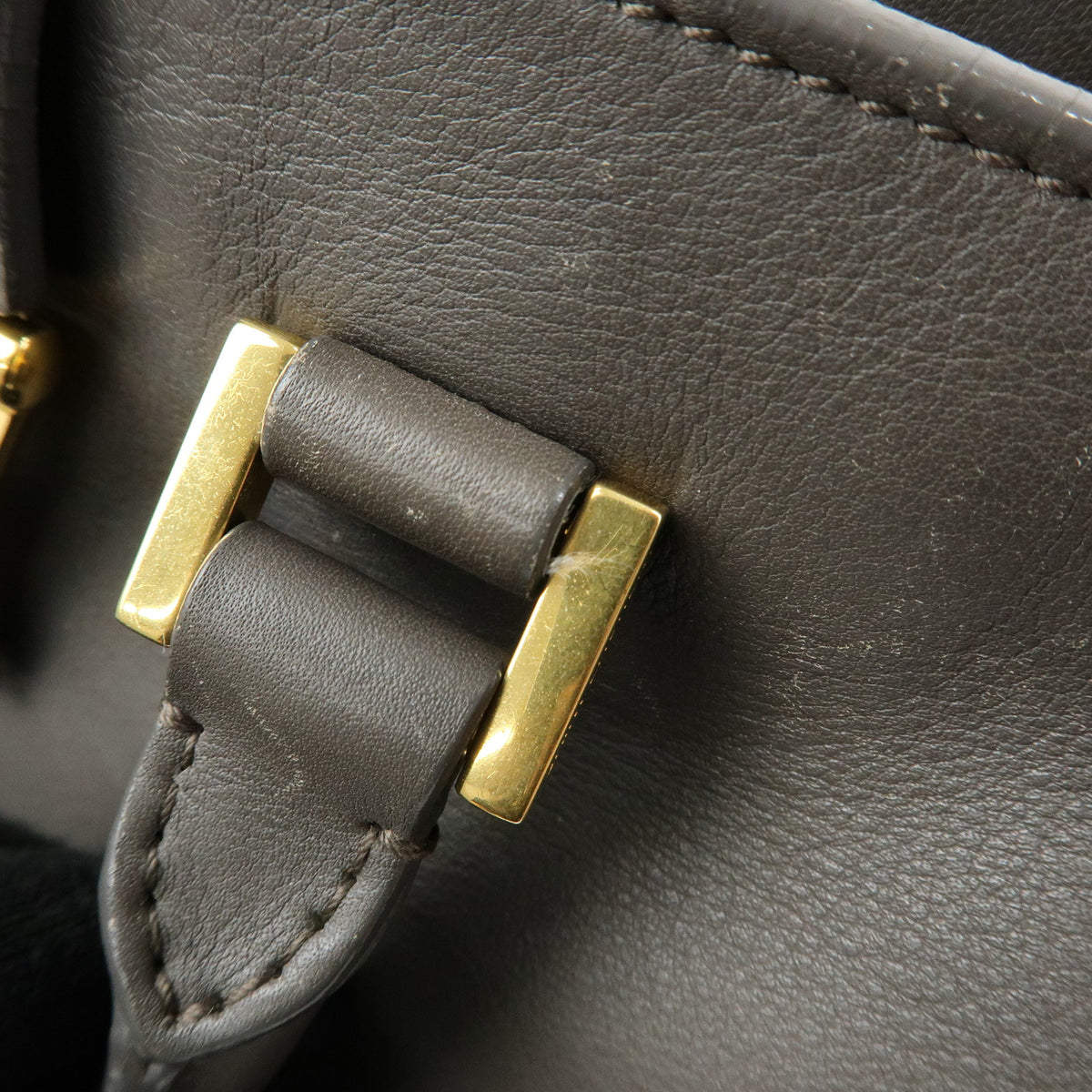SAINT LAURENT PARIS Petit Cabas Y Line Leather 2Way Hand Bag 311210