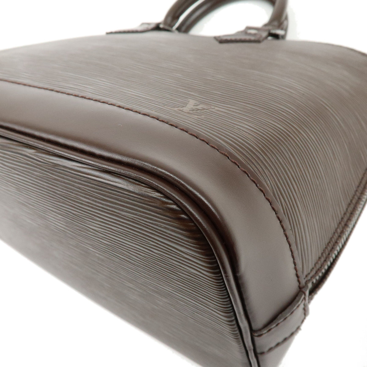 Louis Vuitton Epi Alma PM Leather Hand Bag Mocha M5280D