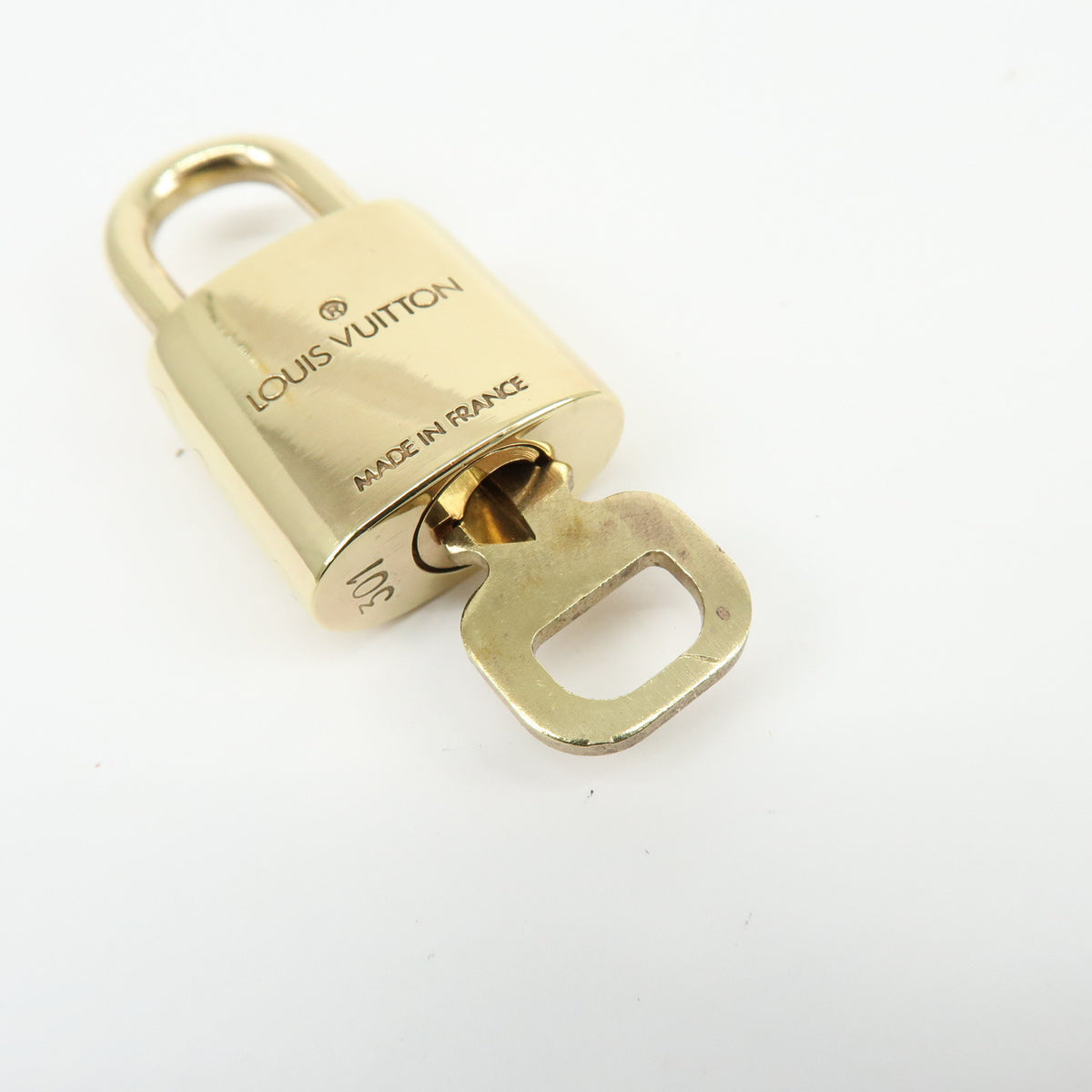 Louis Vuitton Lot of 10 Lock & Key Cadena Key Lock Gold