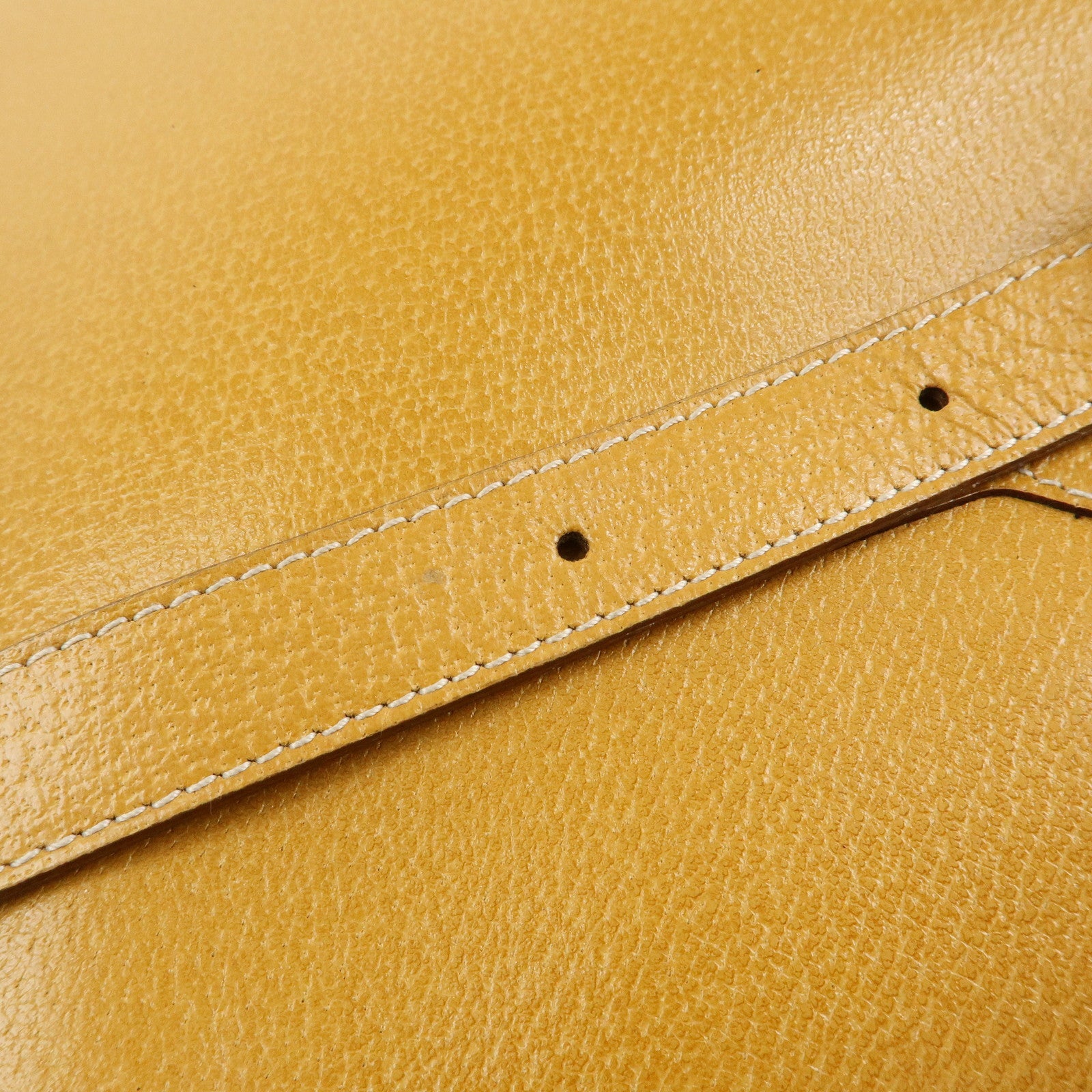 GUCCI Bamboo Leather Backpack Rucksack Mustard 003 1998 0016