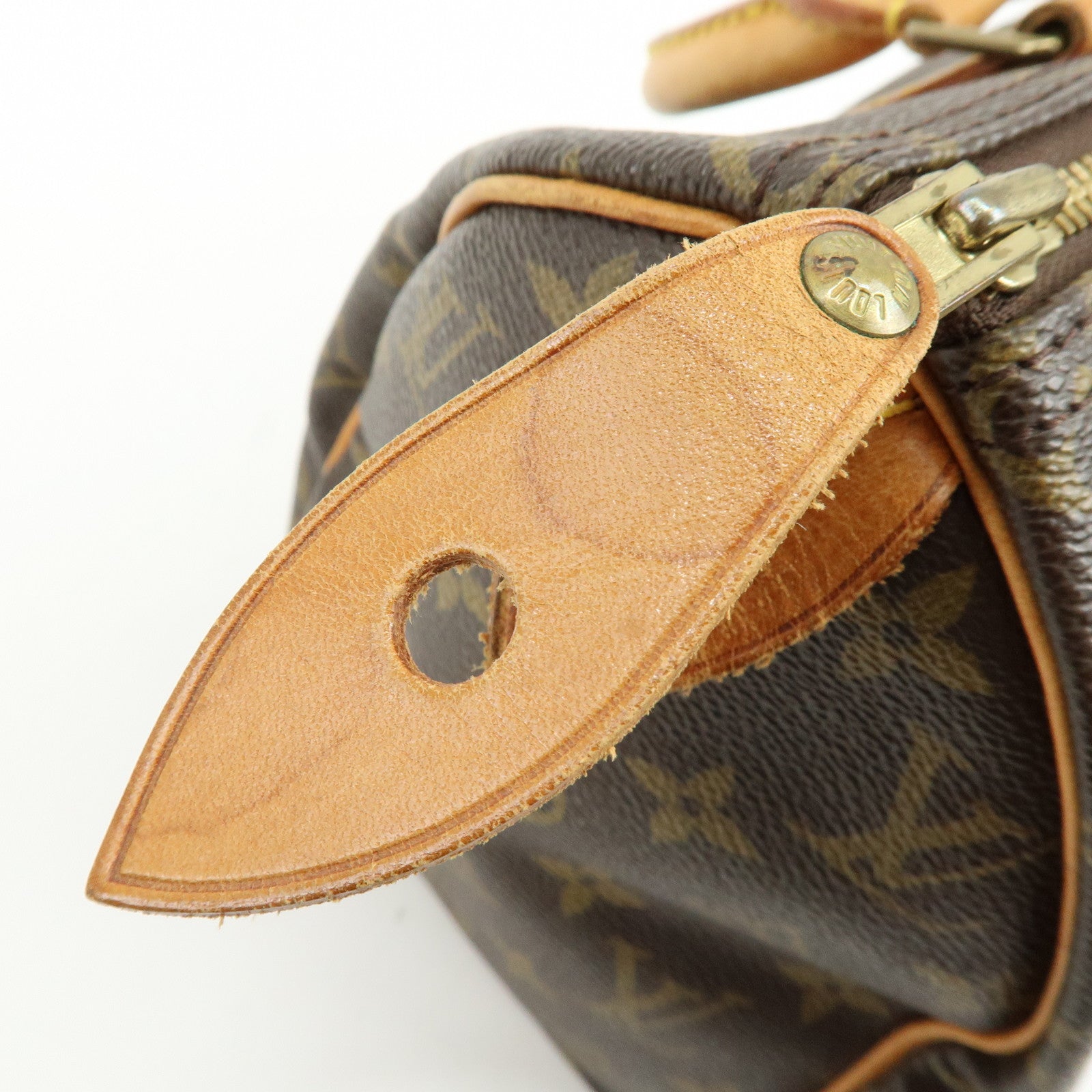 Louis Vuitton Monogram Speedy 25 Boston Bag Hand Bag Brown M41528