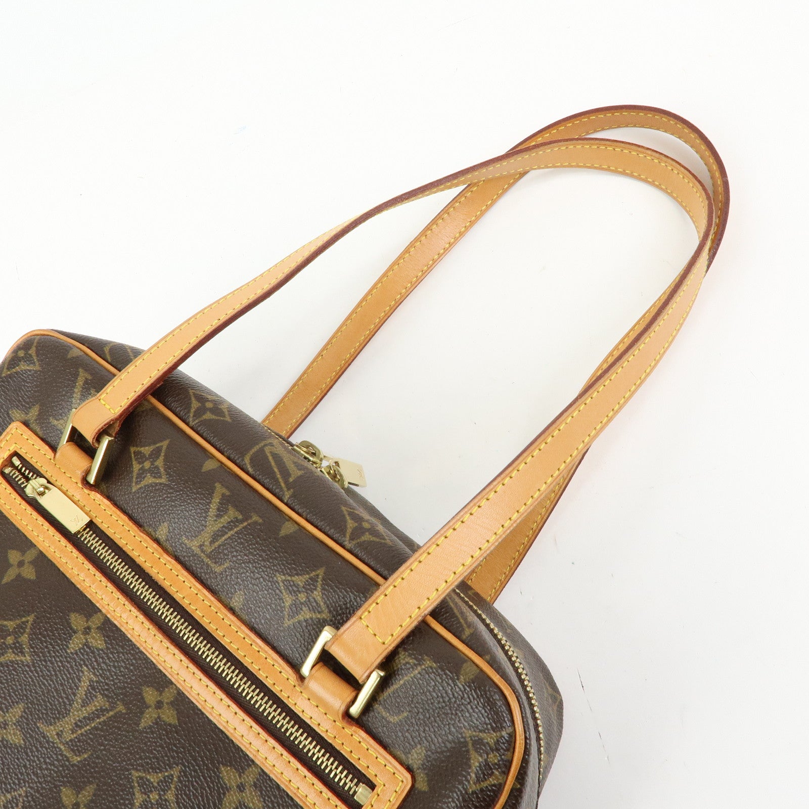 Louis Vuitton Monogram Cite MM Shoulder Bag Hand Bag Brown M51182