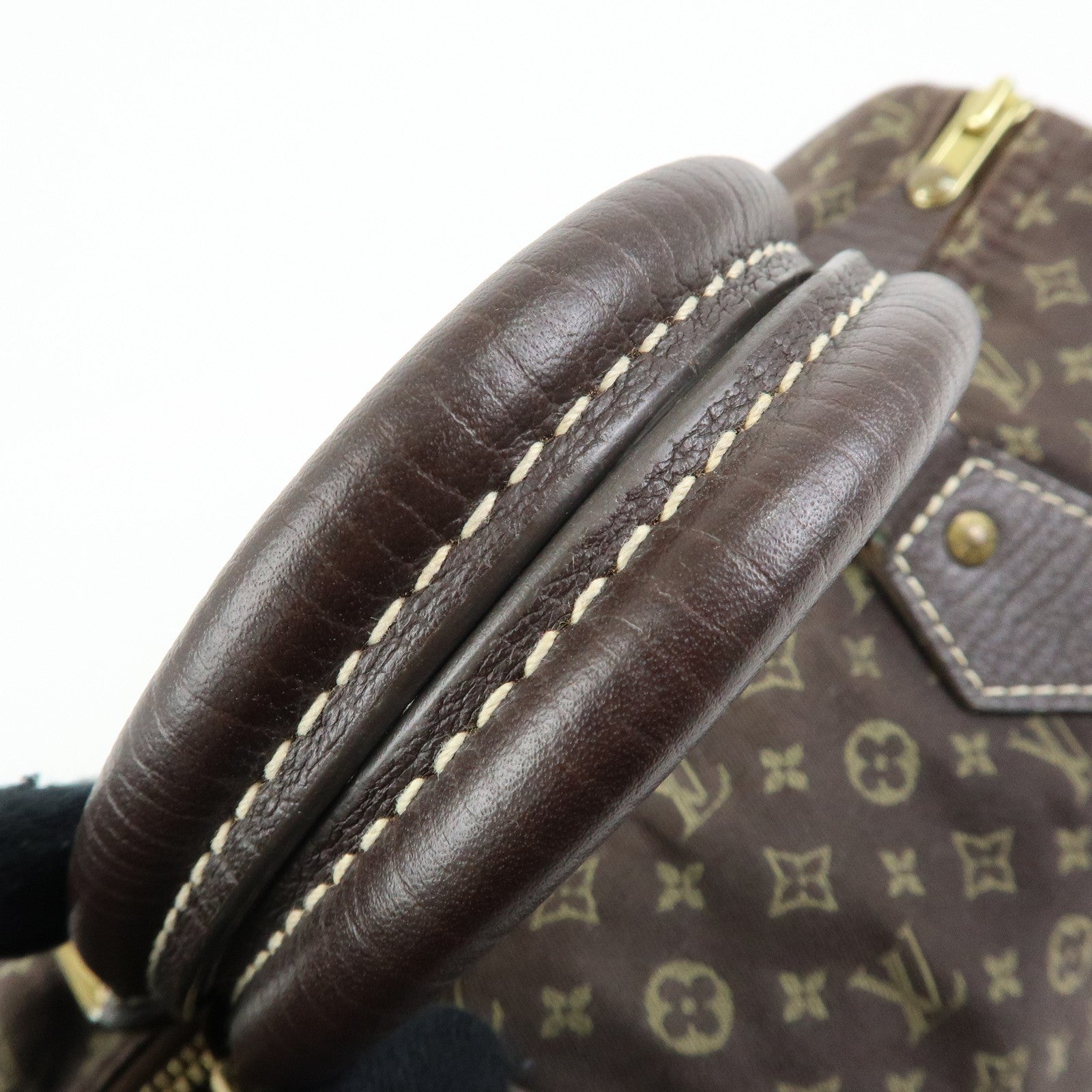 Louis Vuitton Monogram Mini Lin Speedy 30 Boston Hand Bag Ebene M95224