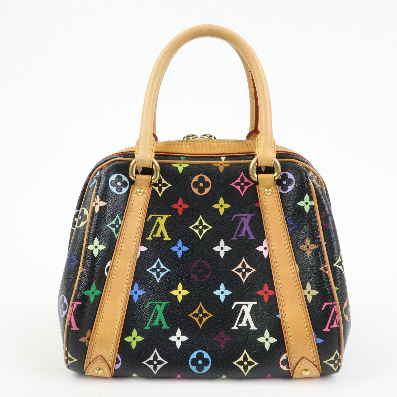 Louis Vuitton Monogram Multicolor Priscilla Hand Bag Noir M40097