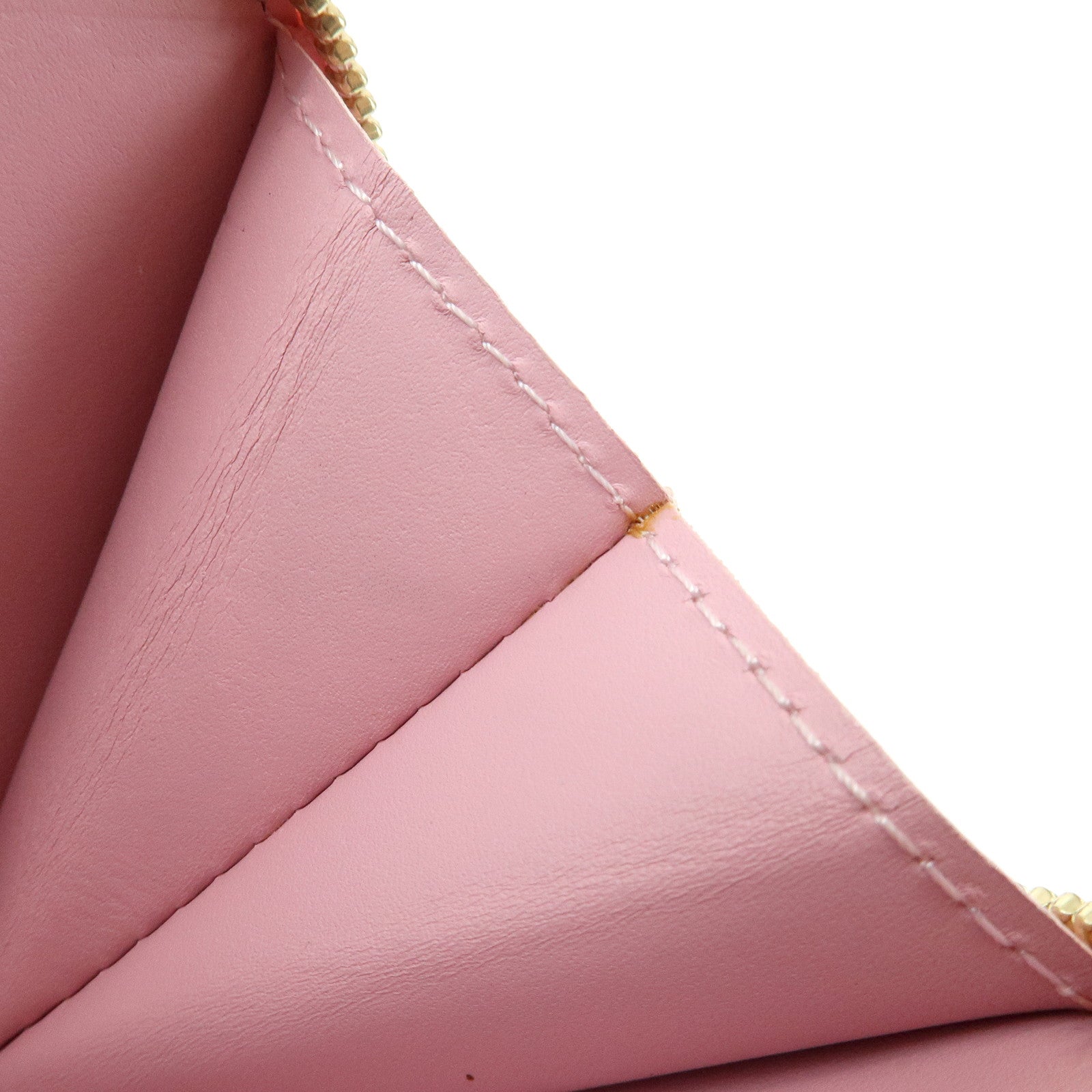 Louis Vuitton Monogram Vernis Porte Monnaie Coeur Coin Case Pink M91431