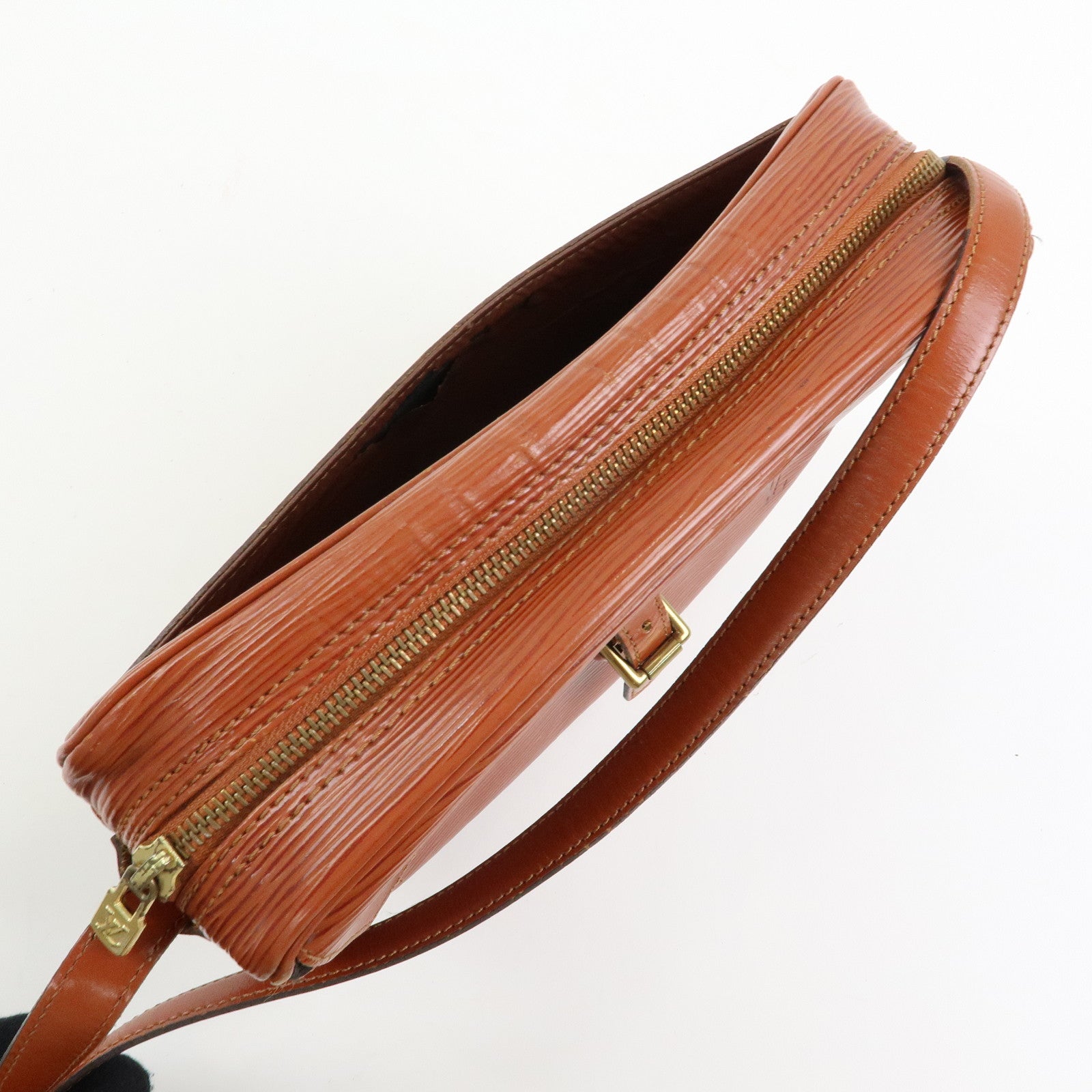 Louis Vuitton Epi Jeune Fille Shoulder Bag Kenya Brown M52153