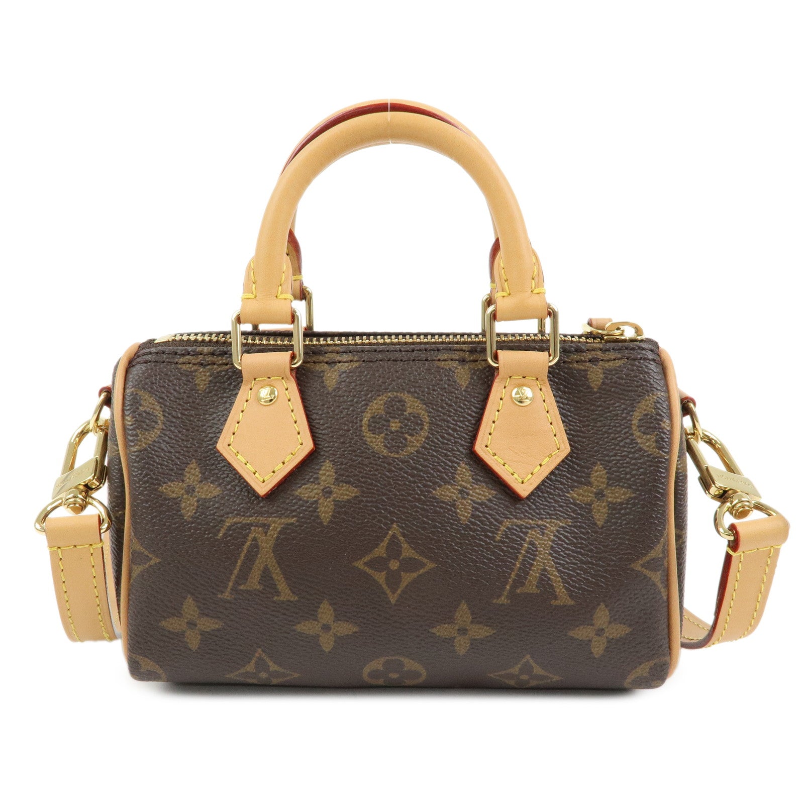 Louis Vuitton Monogram Nano Speedy 2Way Bag Mini Boston Bag M81085