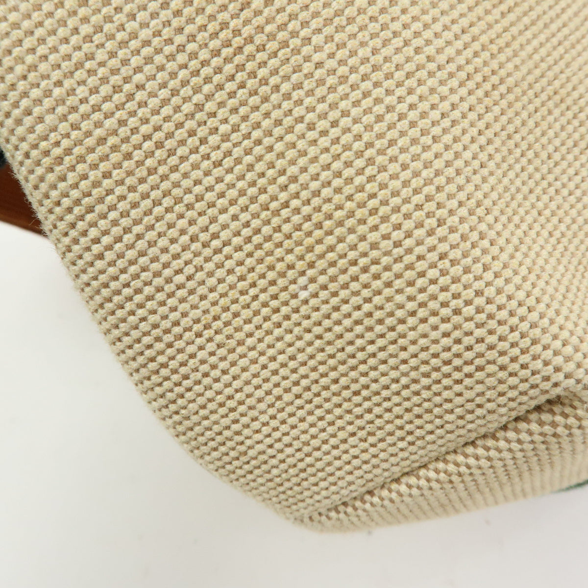 GUCCI Sherry Interlocking G Canvas Leather Waist Body Bag Beige 575082