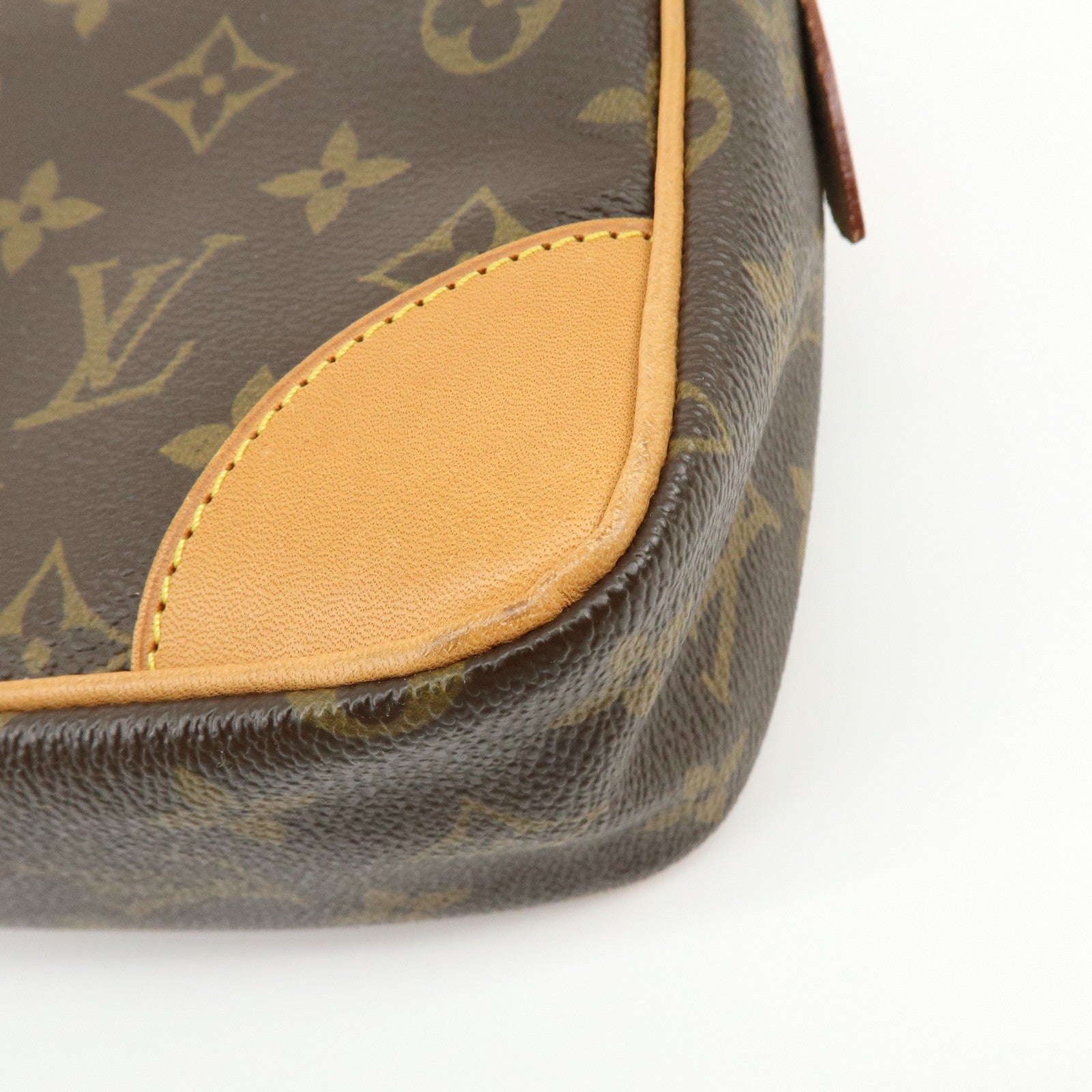 Louis Vuitton Monogram Compiegne 28 Pouch Clutch Bag Brown M51845