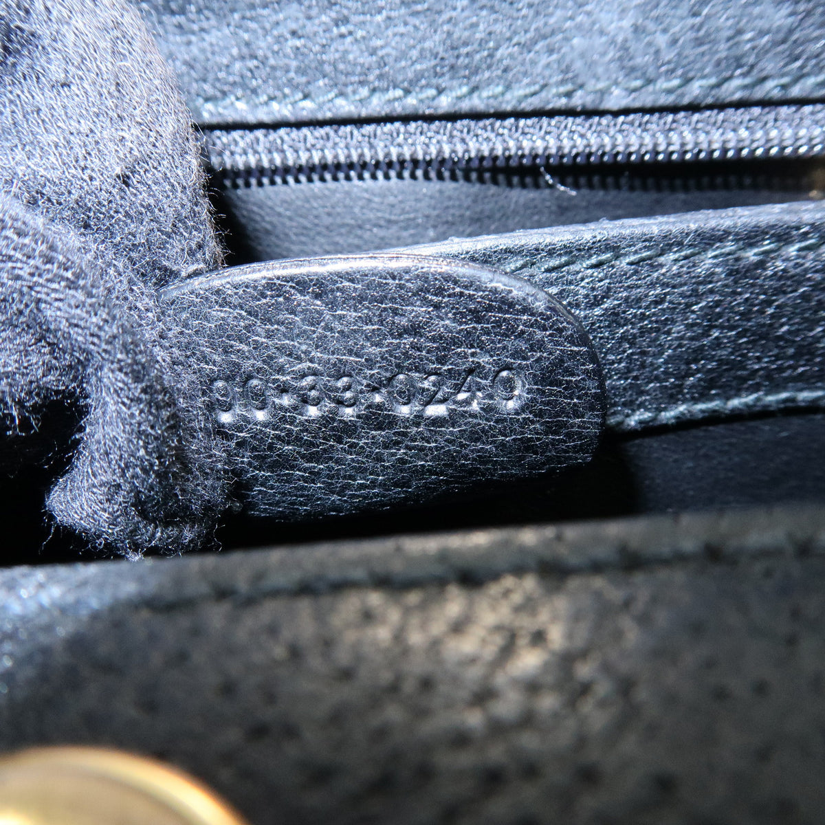 GUCCI Bamboo Turn Lock Leather Mini Hand Bag Black 000・33・0249