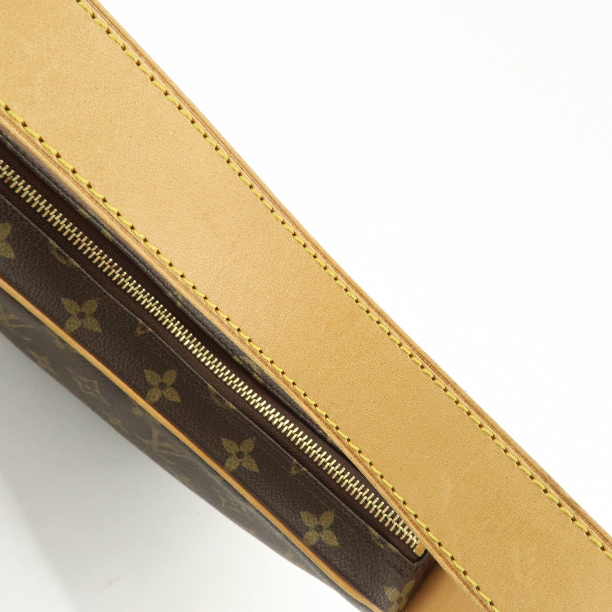 Louis Vuitton Monogram Croissant MM Shoulder Bag Brown M51512