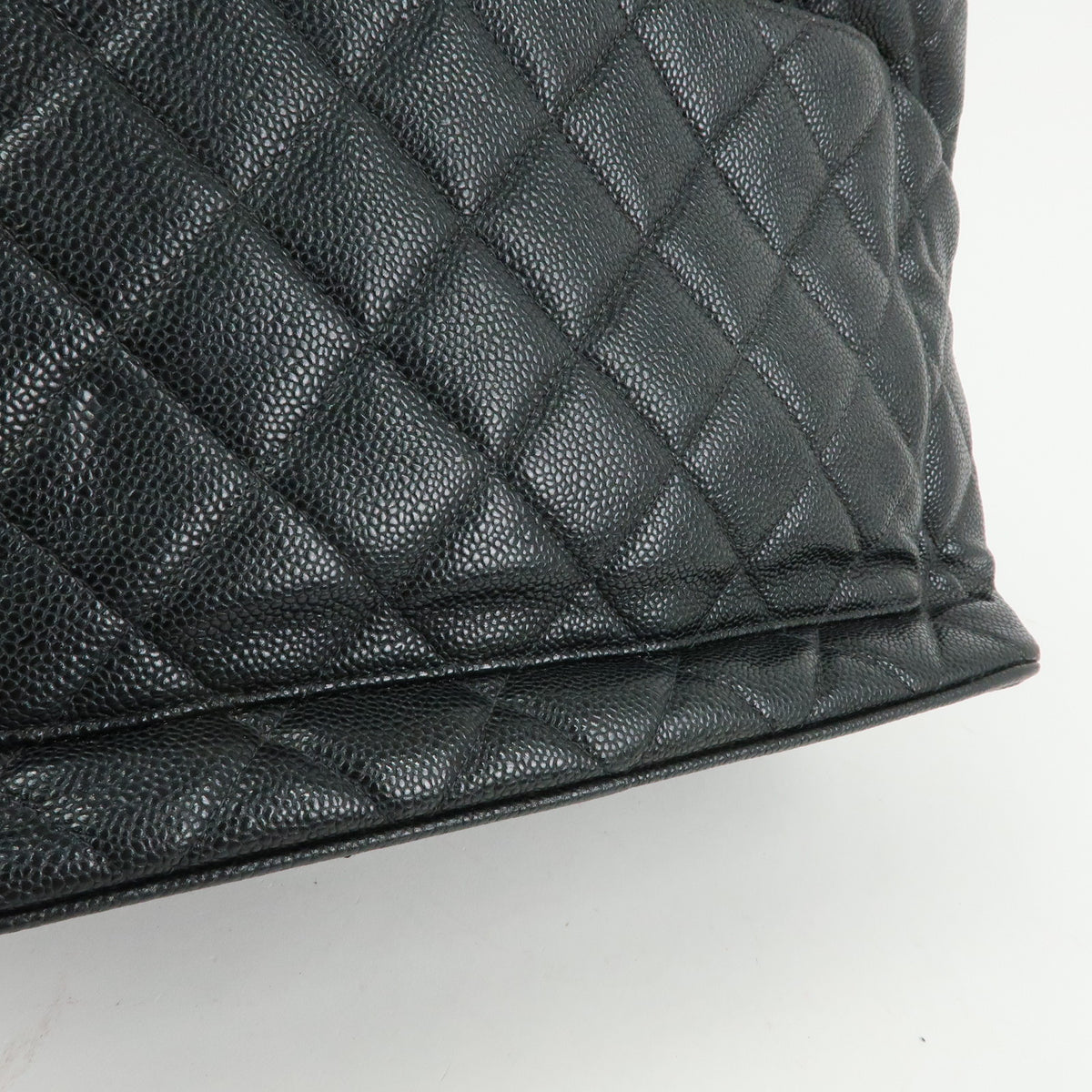CHANEL Matelasse COCO Mark Medallion Tote Bag Hand Bag Black A01804