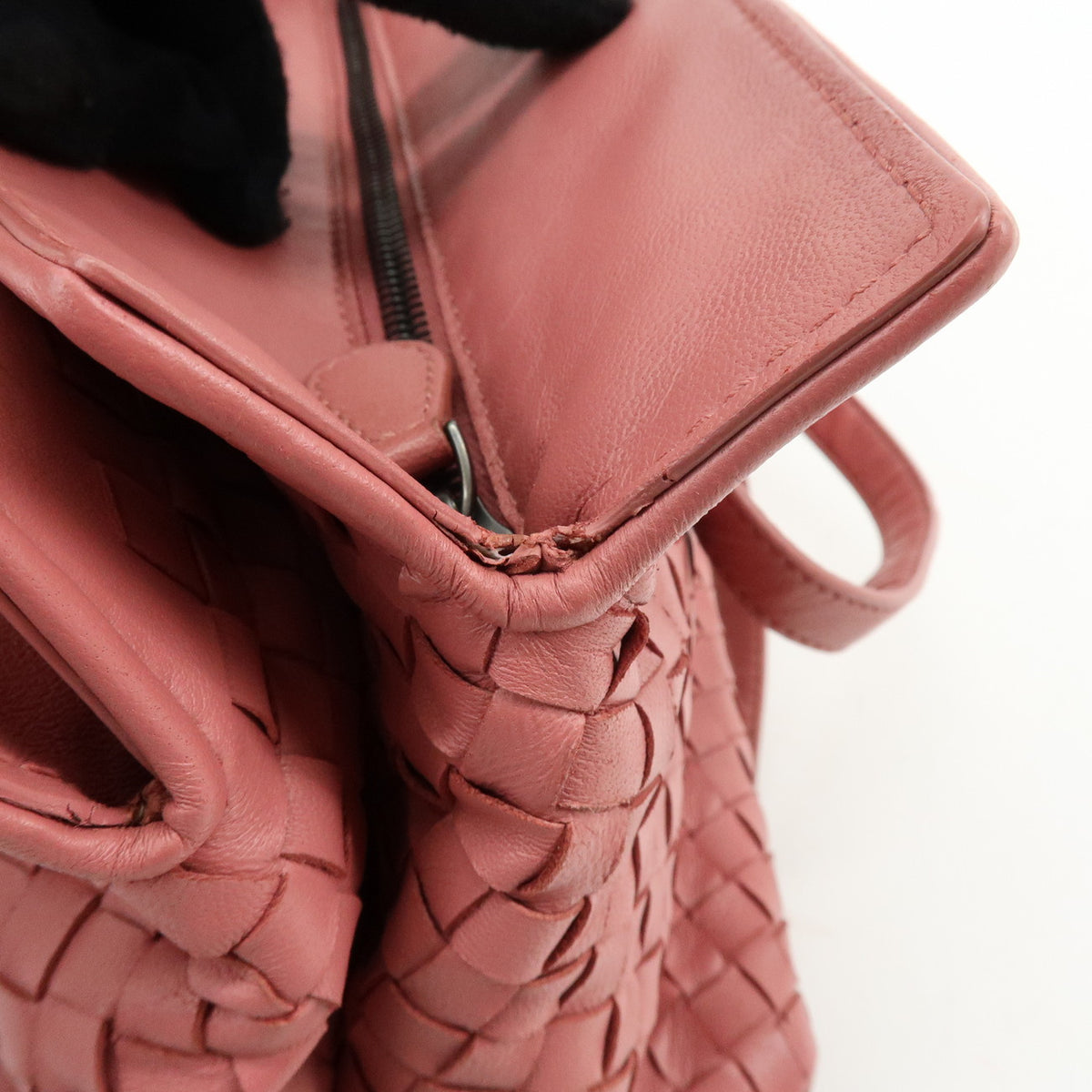 BOTTEGA VENETA Intrecciato Nappa Leather 2Way Bag Shoulder Bag Pink