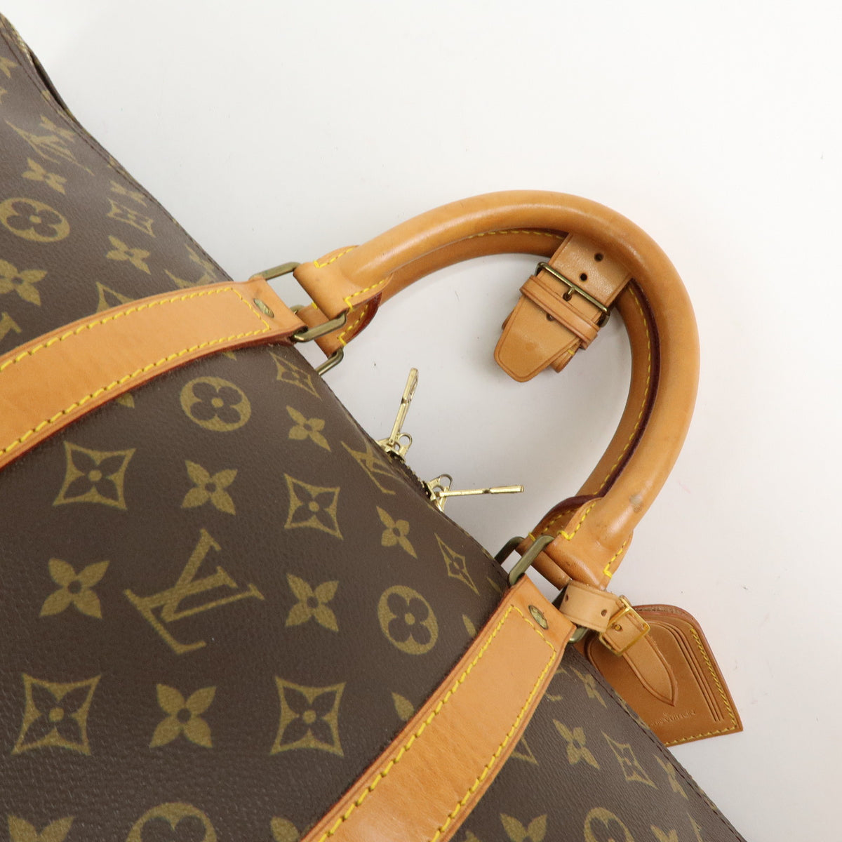 Louis Vuitton Monogram Keep All 55 Boston Bag Brown M41424