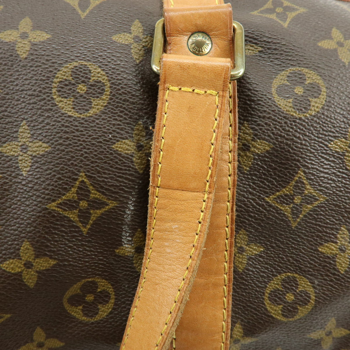 Louis Vuitton Monogram Sac Souple 55 Boston Bag Brown M41622