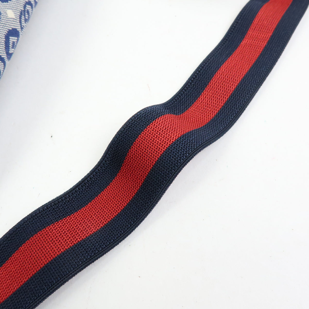 GUCCI Children's Canvas Leather Body Bag Waist Bag Blue 502095