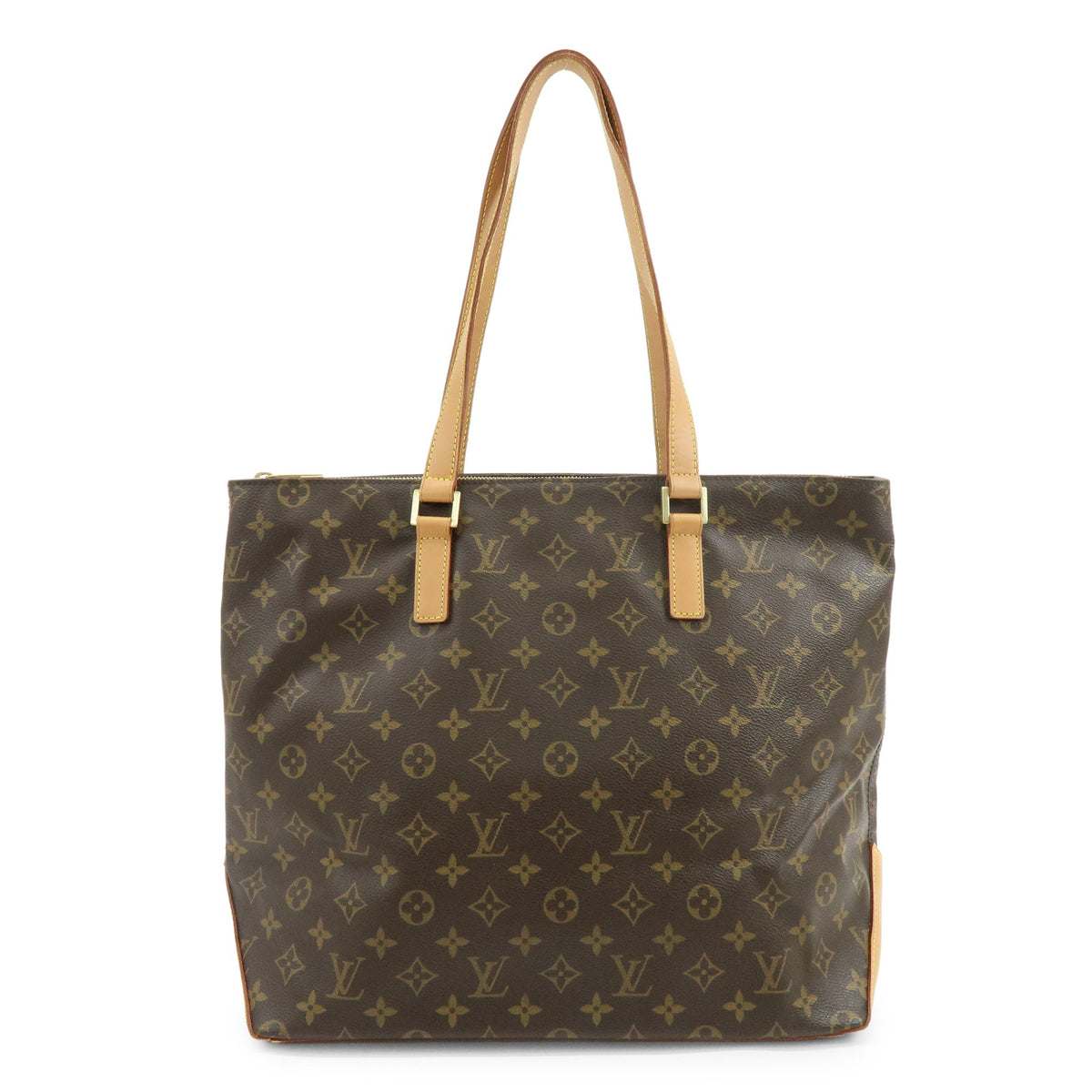 Louis Vuitton Monogram Cabas Mezzo Tote Bag Shoulder Bag Brown M51151