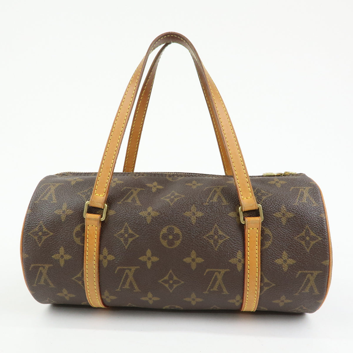 Louis Vuitton Monogram Papillon 26 Hand Bag Brown M51386