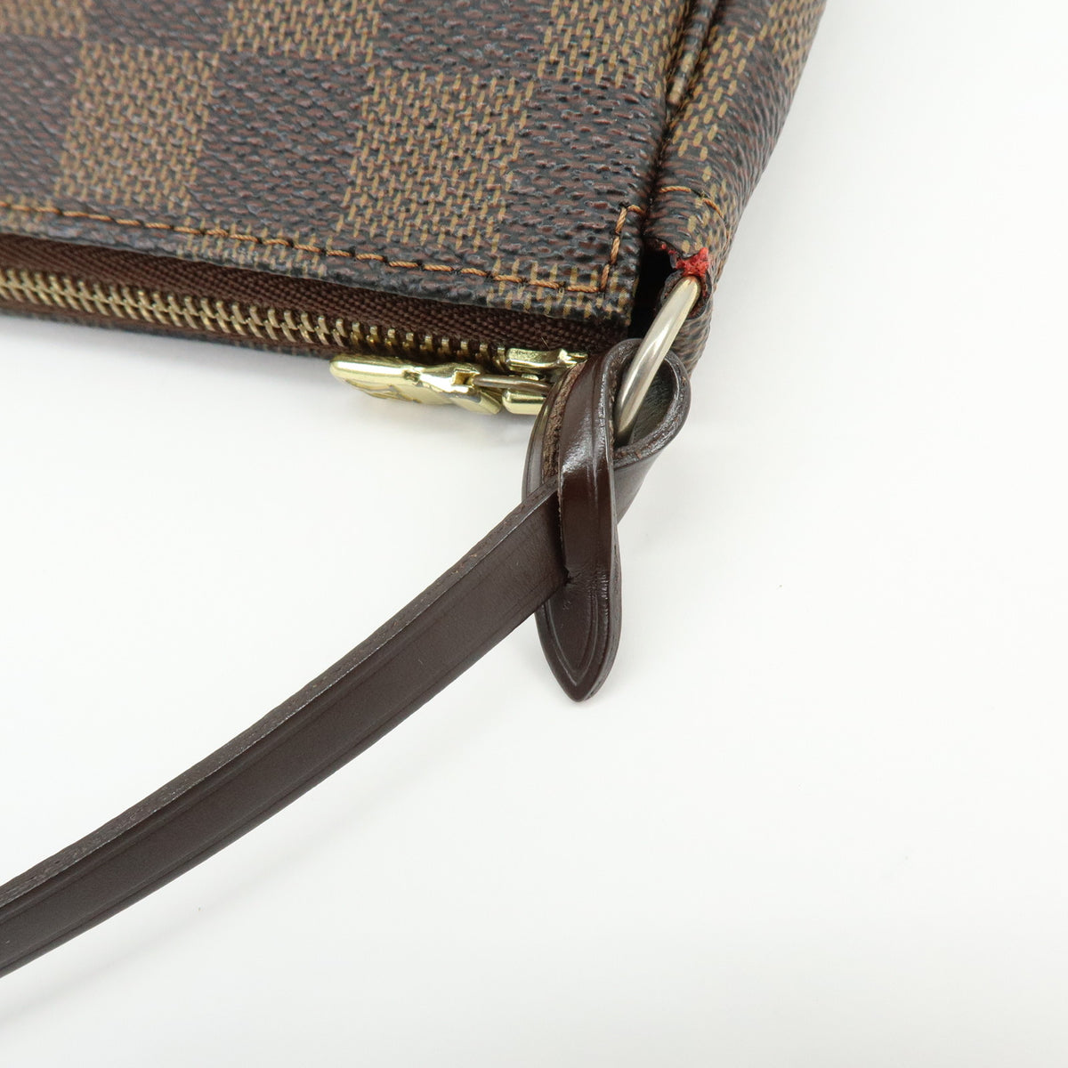 Louis Vuitton Damier Ebene Pochette Accessoires Hand Bag Brown N51985