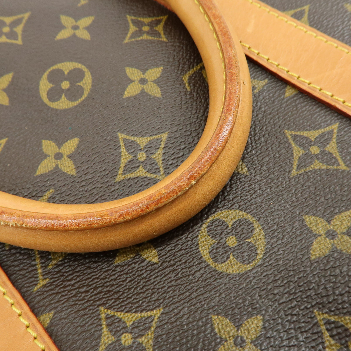 Louis Vuitton Monogram Keep All Bandouliere 50 Boston Bag Brown M41416