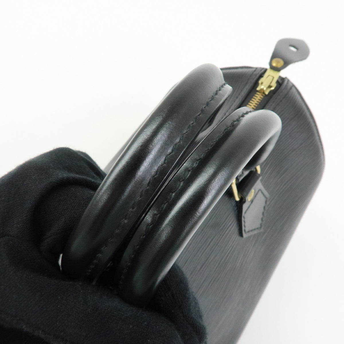 Louis Vuitton Epi Speedy 25 Leather Hand Bag Boston Bag Noir M59032