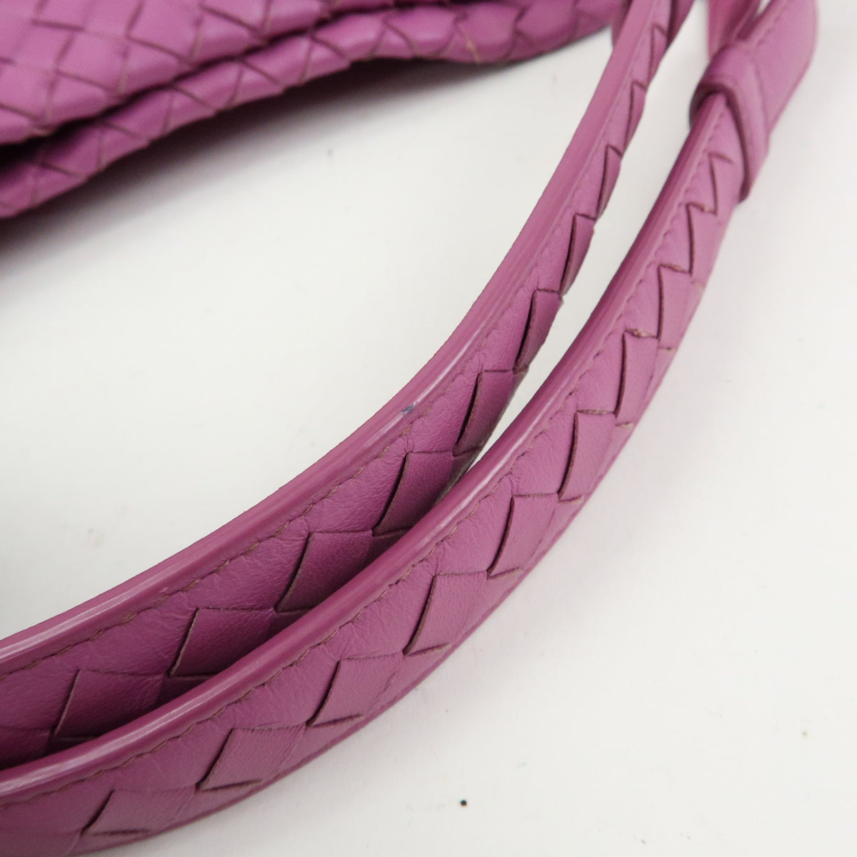 BOTTEGA VENETA Garda Intrecciato Leather Tote Bag Shoulder Bag Purple
